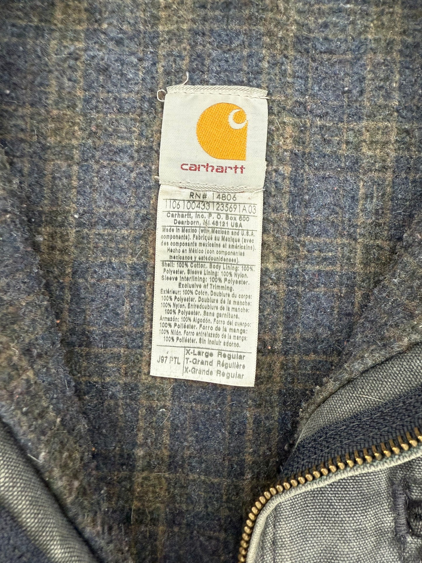 Vintage carhartt jacket detroit size L/XL