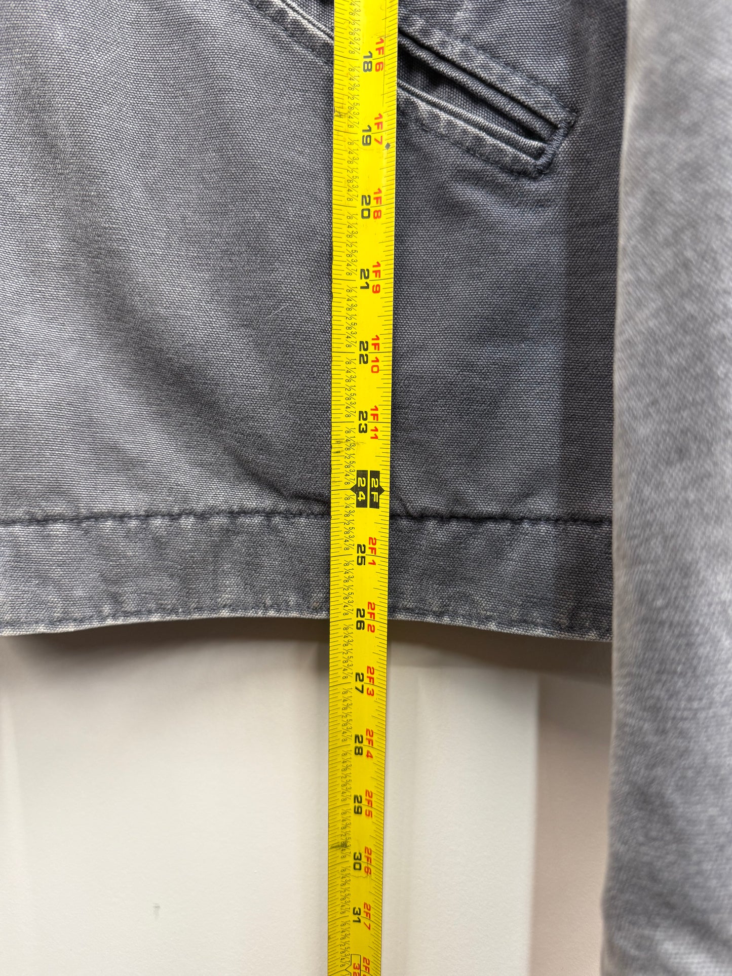 Vintage Carhartt Detroit Jacket ā Faded Petrol Blue ā Size Large š„š ļø