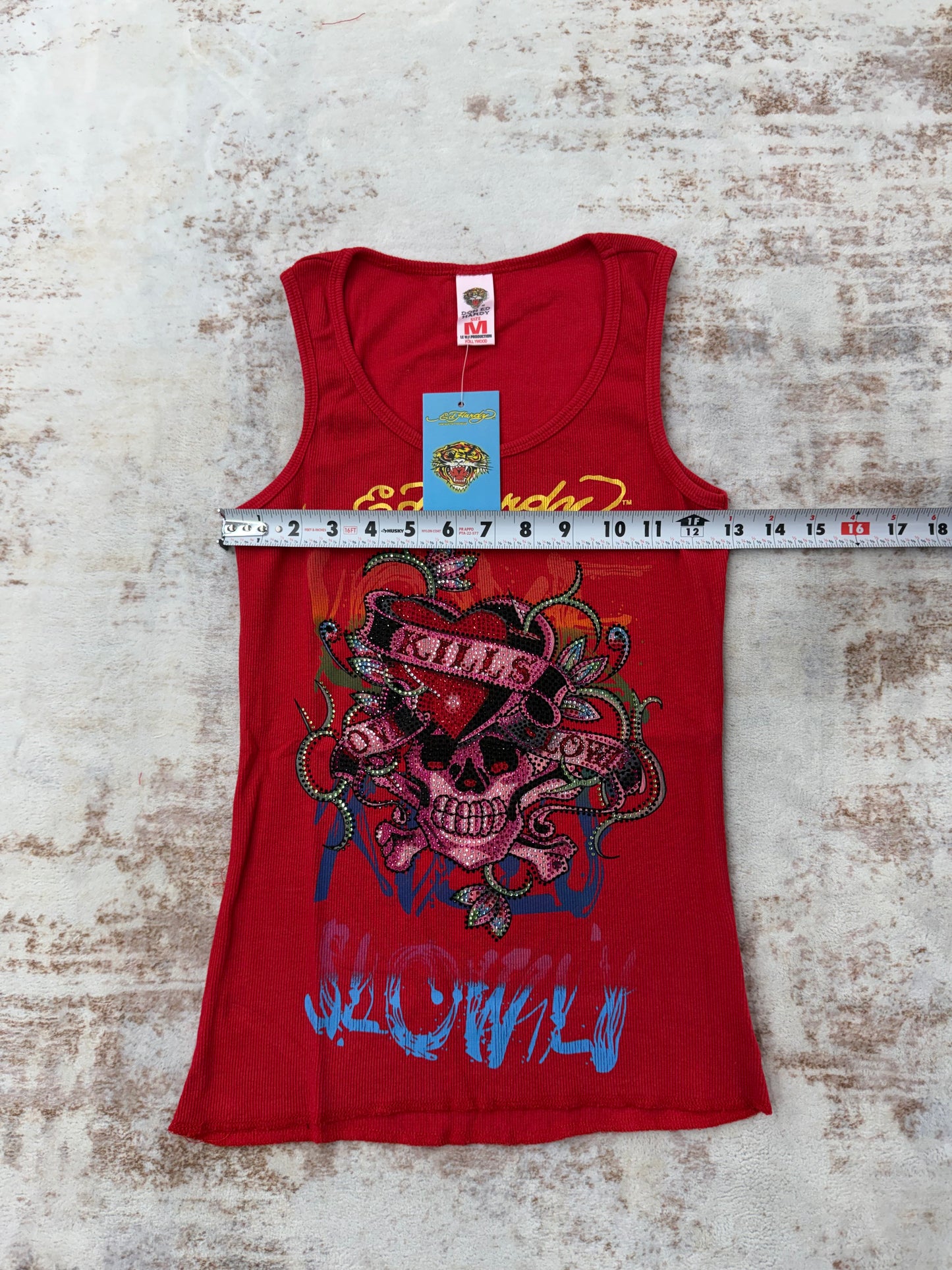 ( new) 2000sVintage Ed Hardy by Christian Audigier Tank Tops