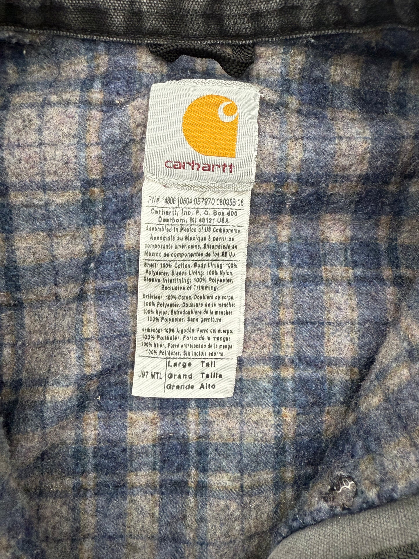 Vintage carhartt jacket detroit size L