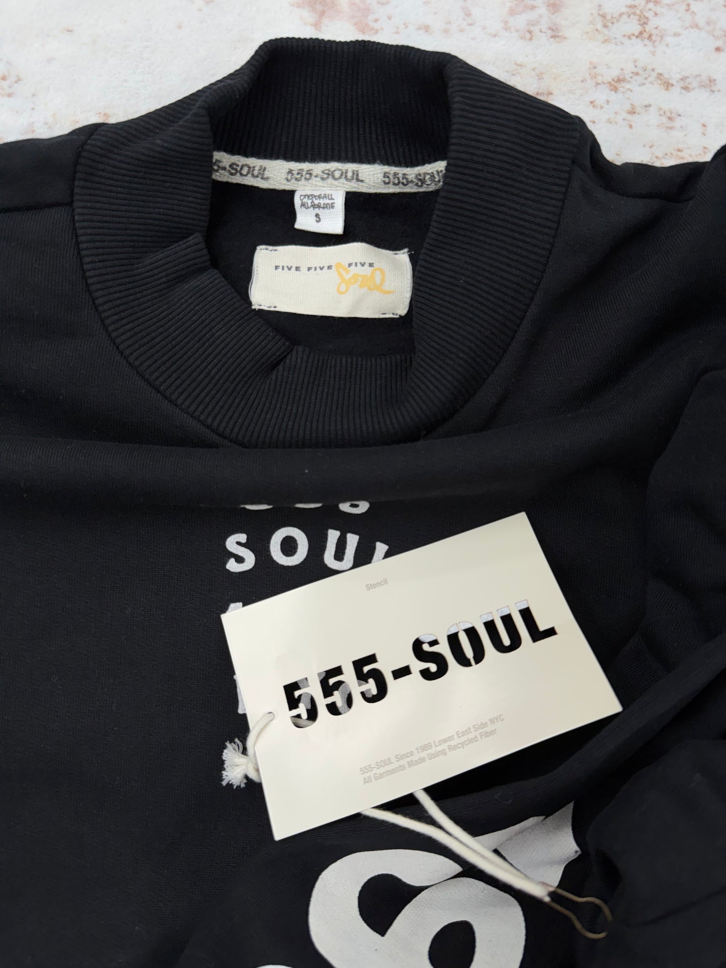 555 Soul NYC Y2K black long sleeve size S/M/L