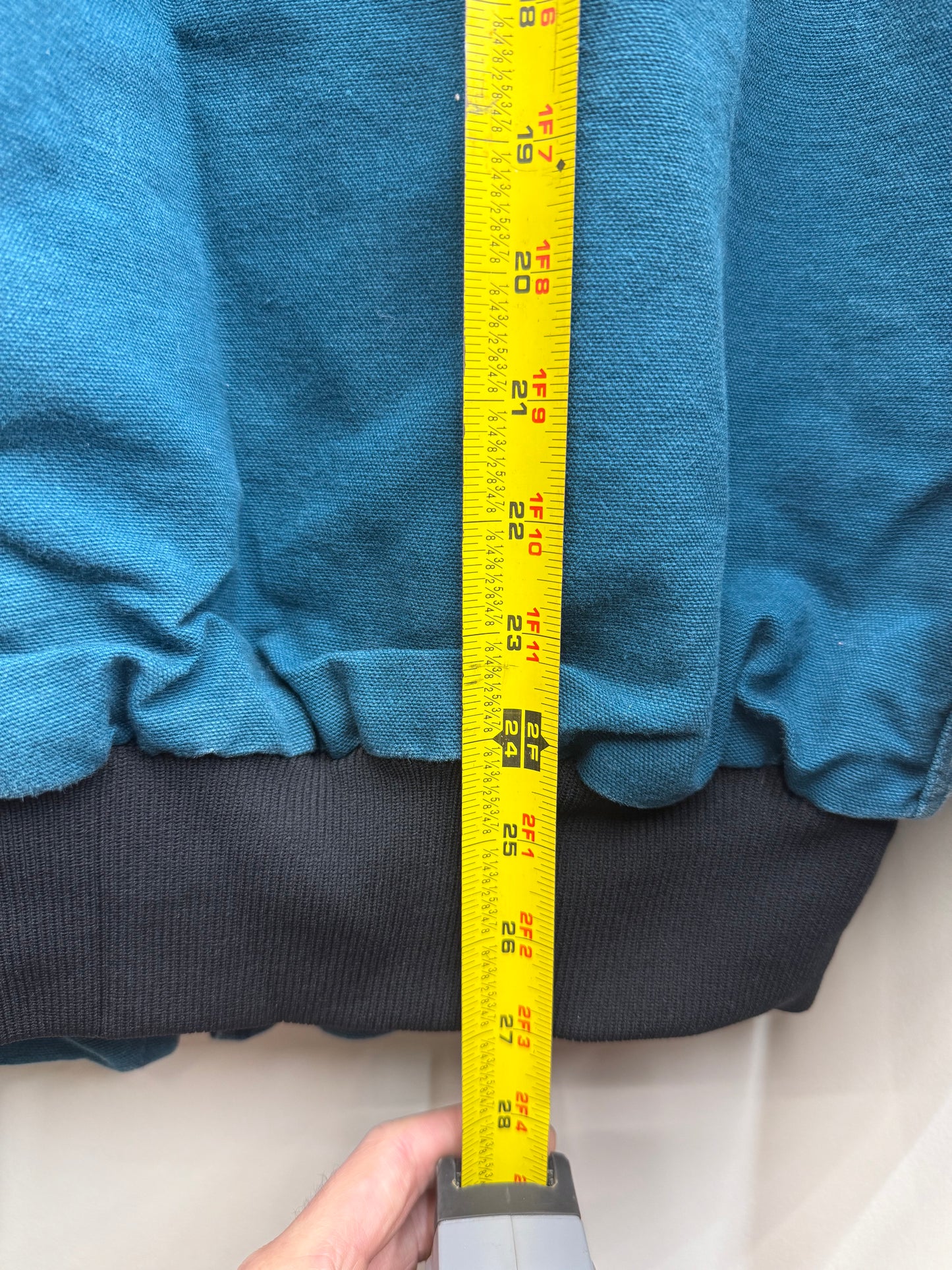 Vintage 90s Carhartt Santa Fe Jacket ā Teal Aztec Western Style ā Size L šµš„