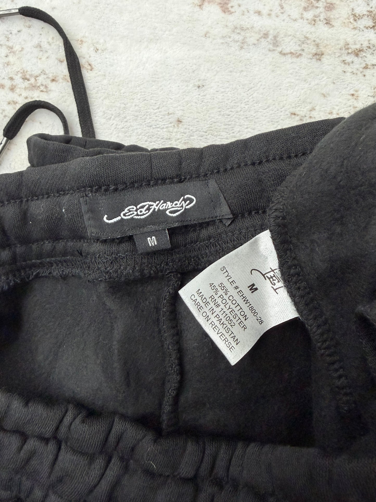 Ed Hardy Black Tracksuit Set • Y2K Style • Size ( XS/S/M/L)