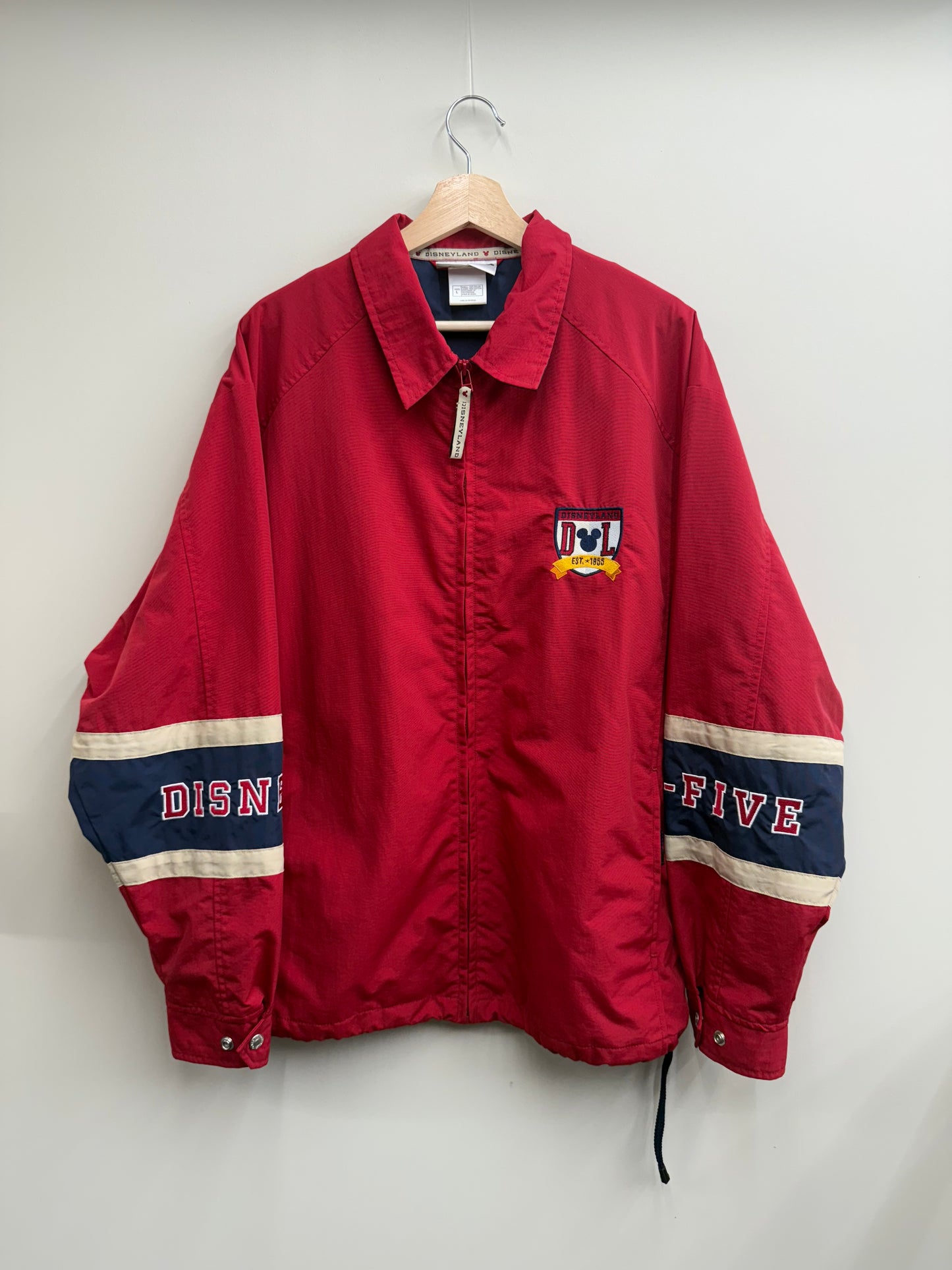 Vintage Disneyland 1955 Nylon Jacket – Classic Retro Style! 🎢✨size L