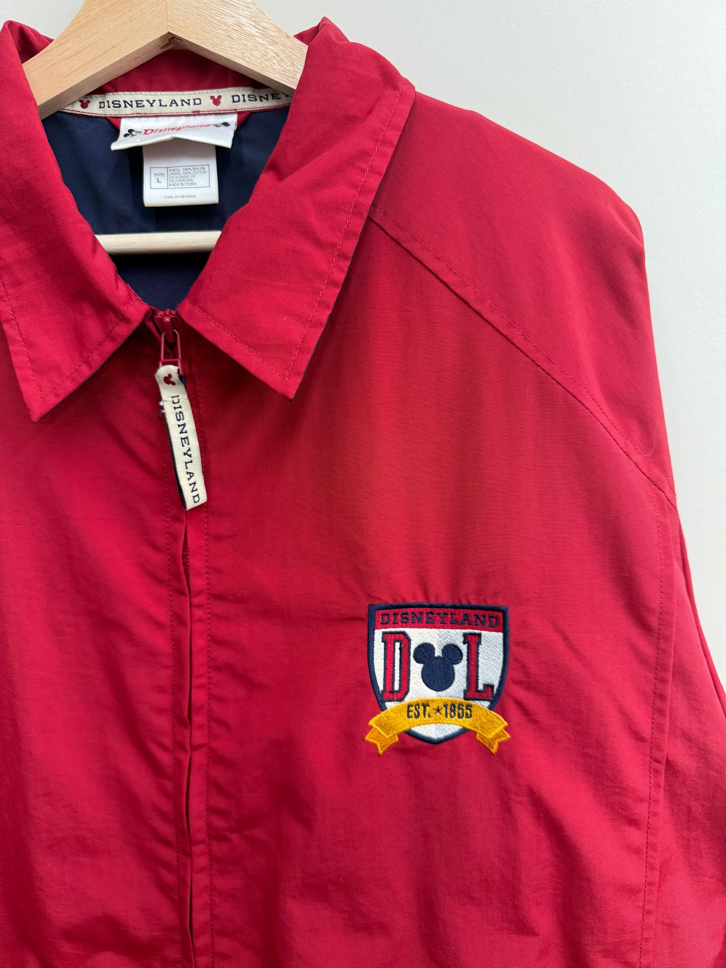 Vintage Disneyland 1955 Nylon Jacket – Classic Retro Style! 🎢✨size L