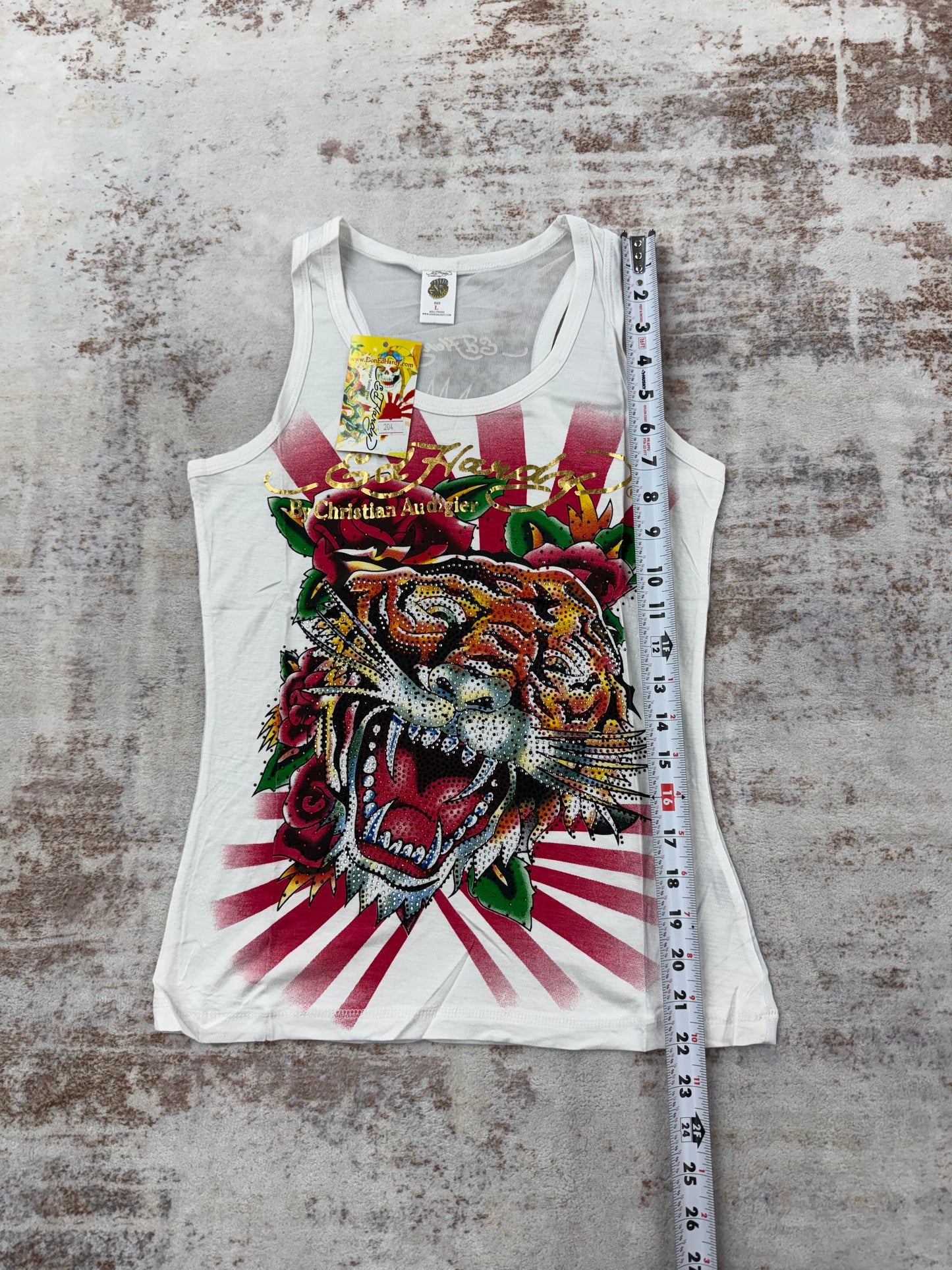 ( new) Vintage Ed Hardy by Christian Audigier Tank Tops Sizes L