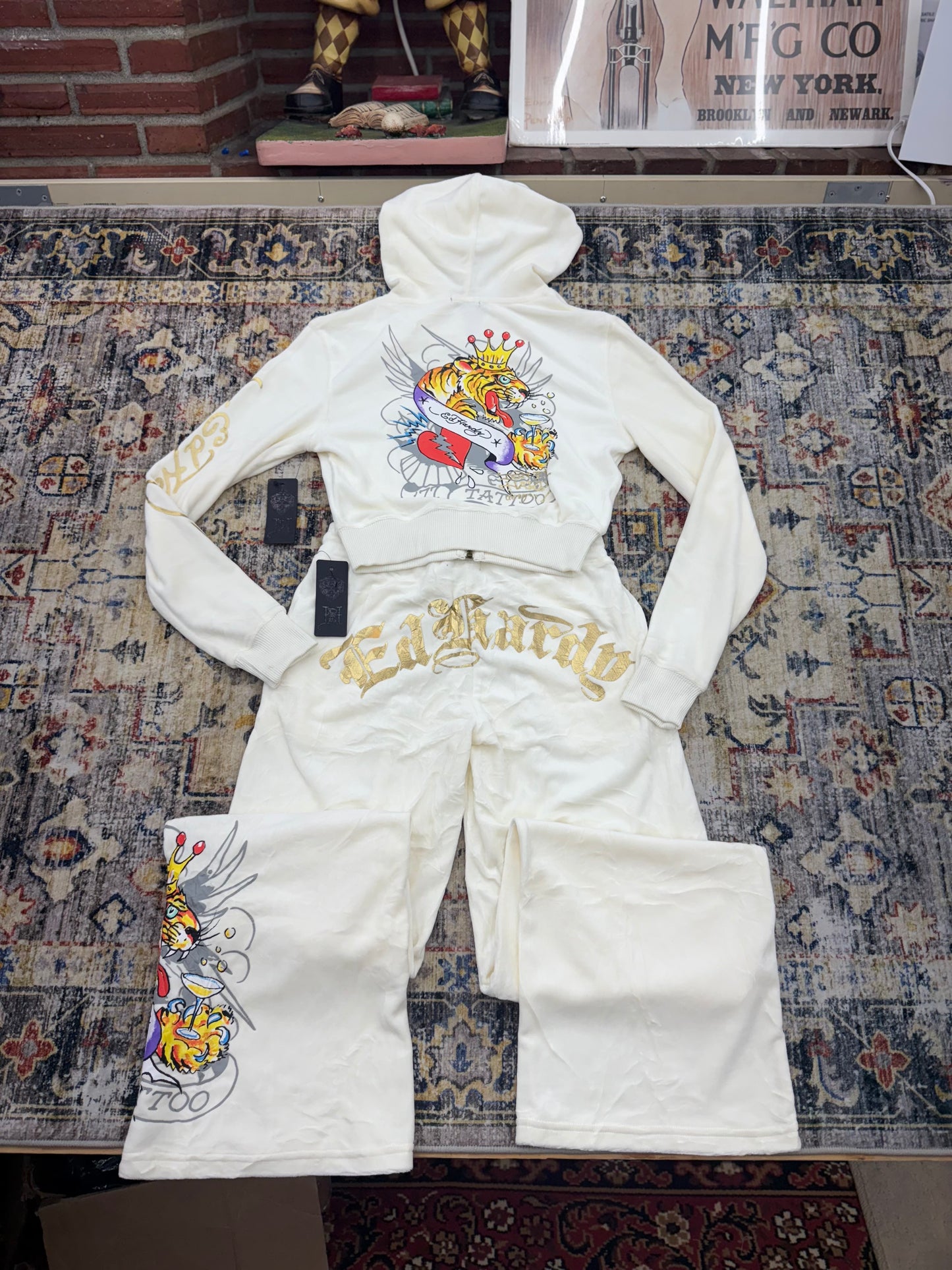 Y2k Ed Hardy Velour Tracksuit – Limited Edition (new)