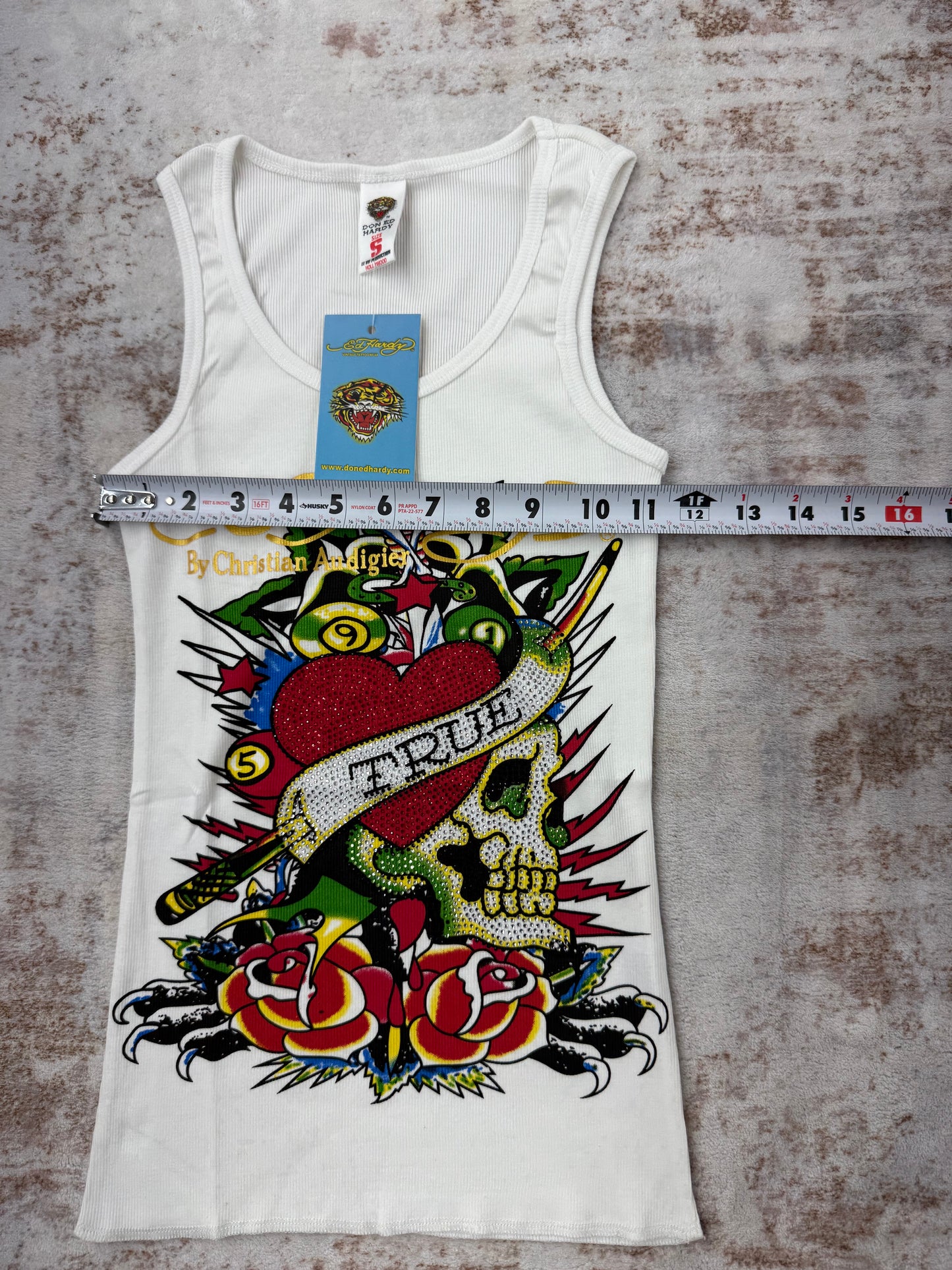 ( new) Vintage Ed Hardy by Christian Audigier Tank Tops Sizes S / M