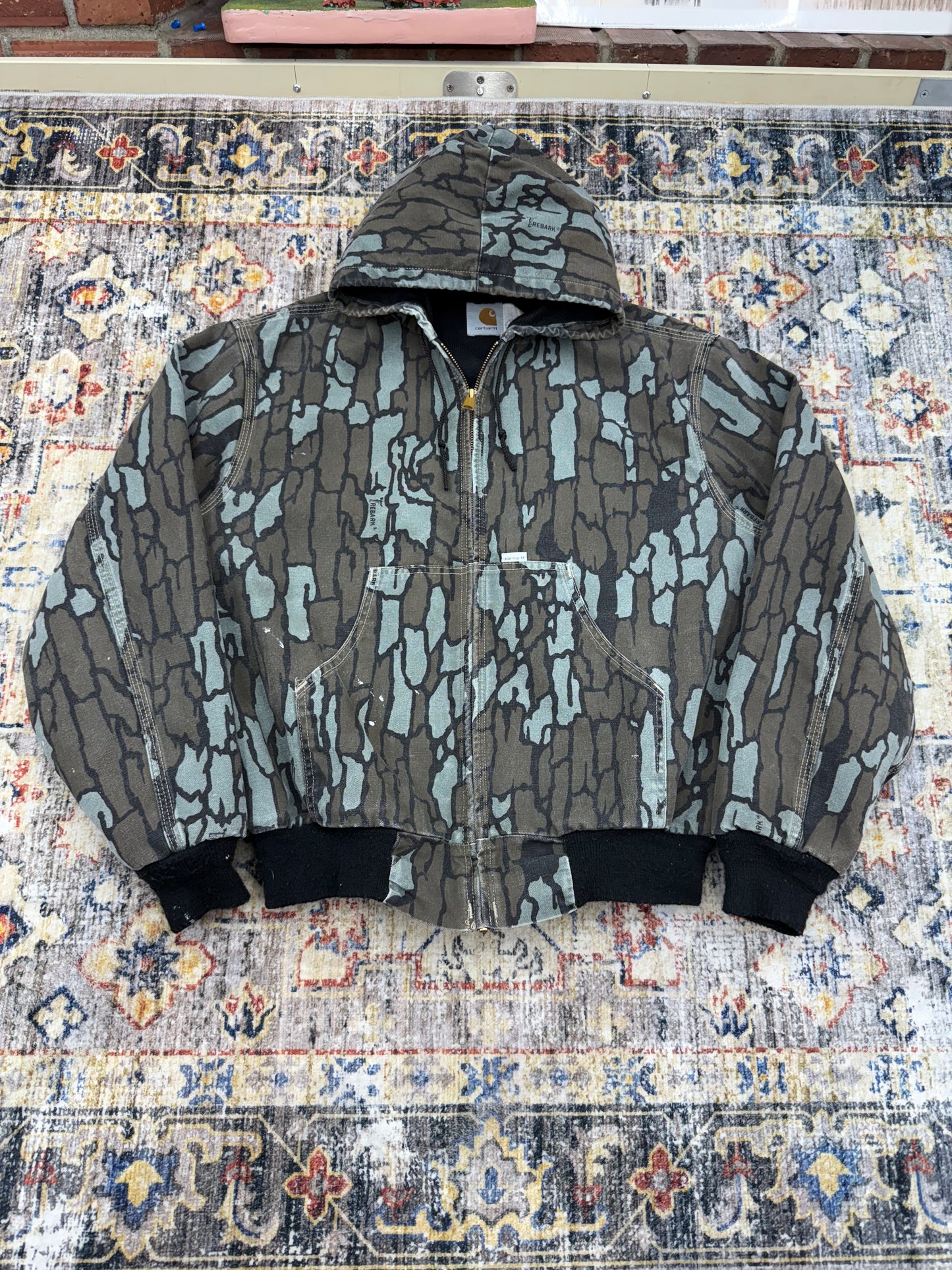 Vintage carhartt hoodie jacket size M/L