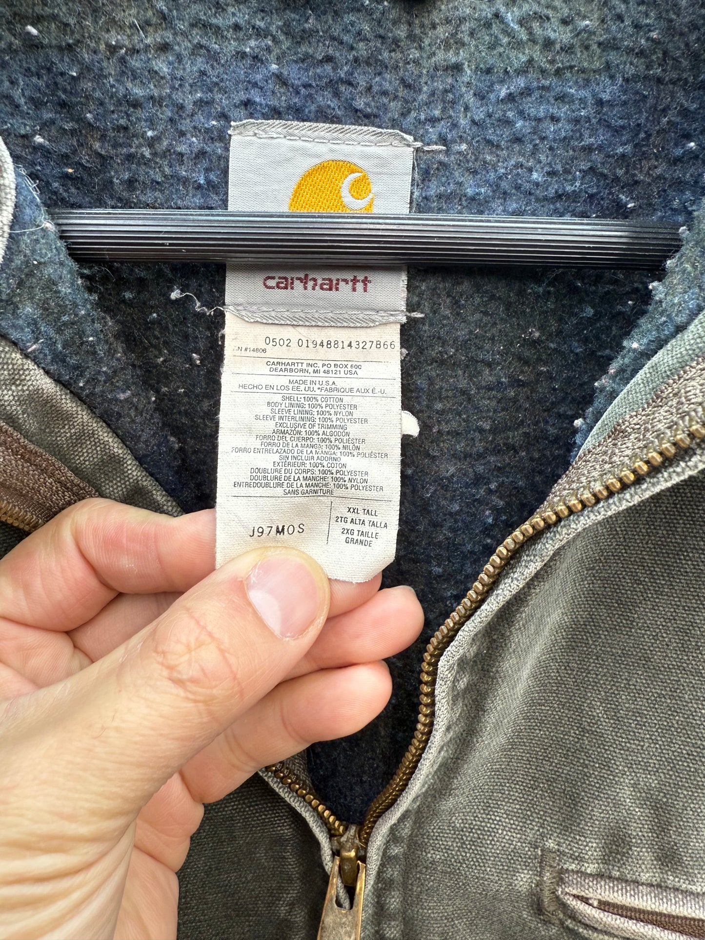 vintage Carhartt Detroit jacket J97MOS XXL( Fit XL)