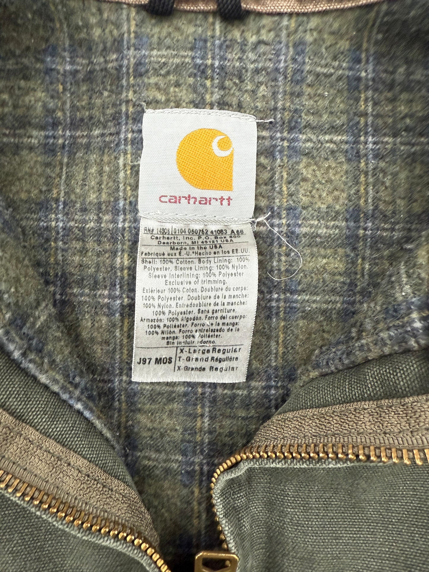 Vintage carhartt jacket detroit size L/XL