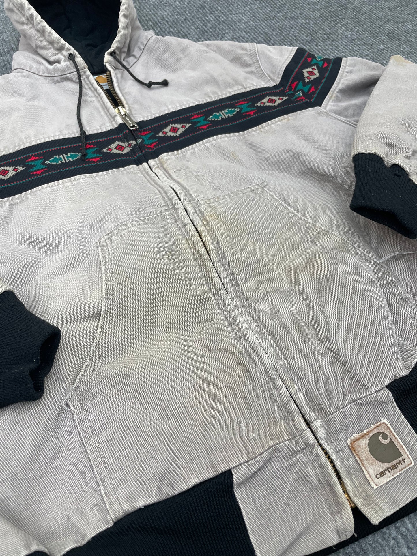 Vintage Carhartt Aztec Jacket Size L