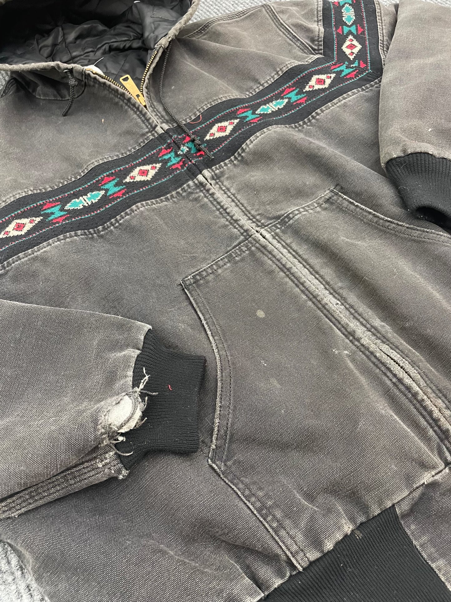 Vintage Carhartt Aztec Jacket Size L