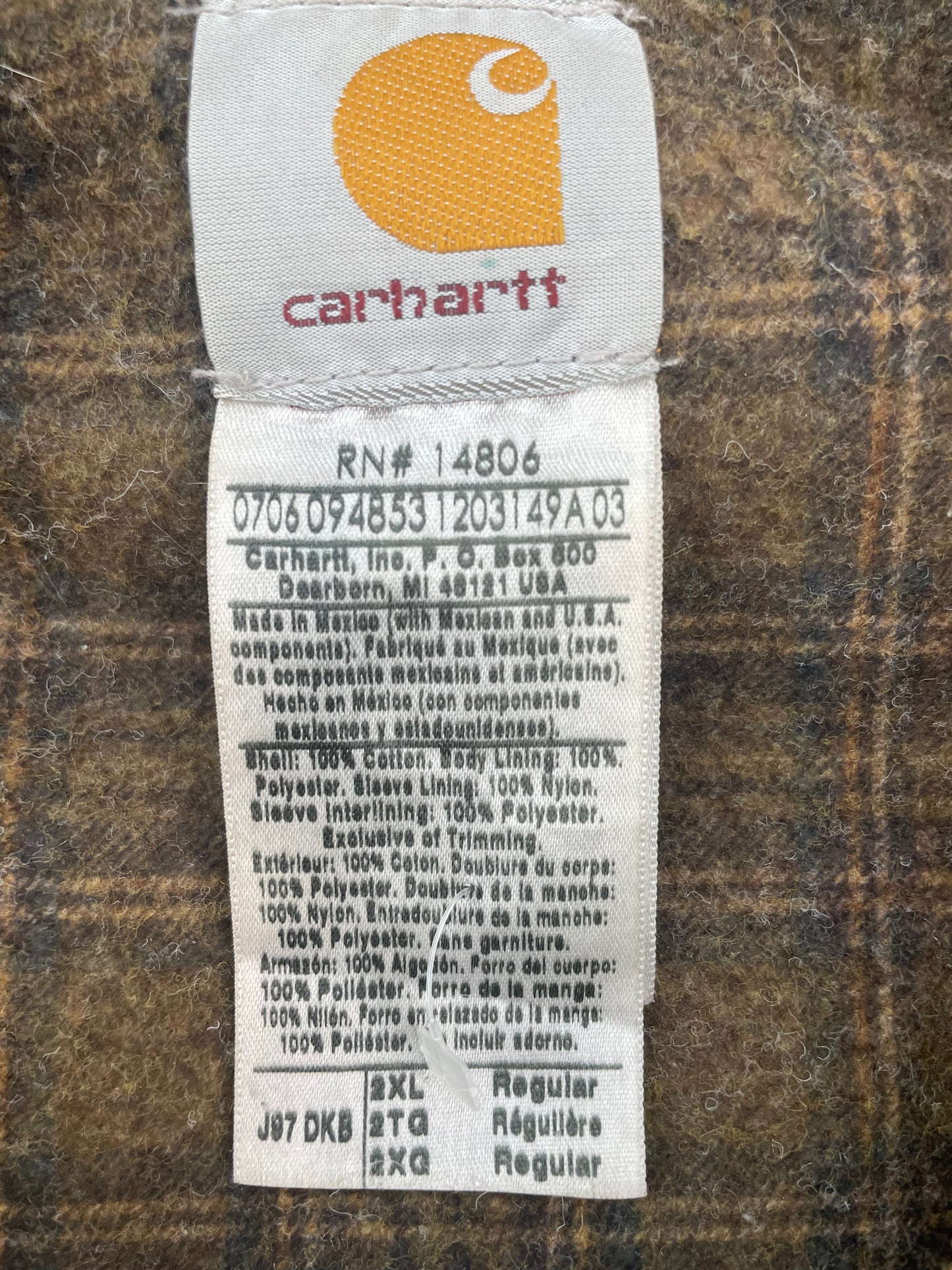 Vintage Carhartt Detroit Jacket Size XL/XXL