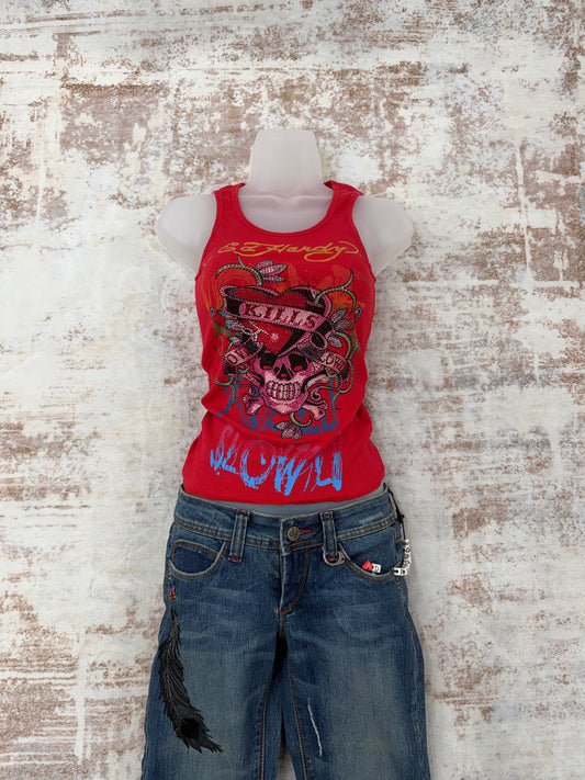 ( new) 2000sVintage Ed Hardy by Christian Audigier Tank Tops