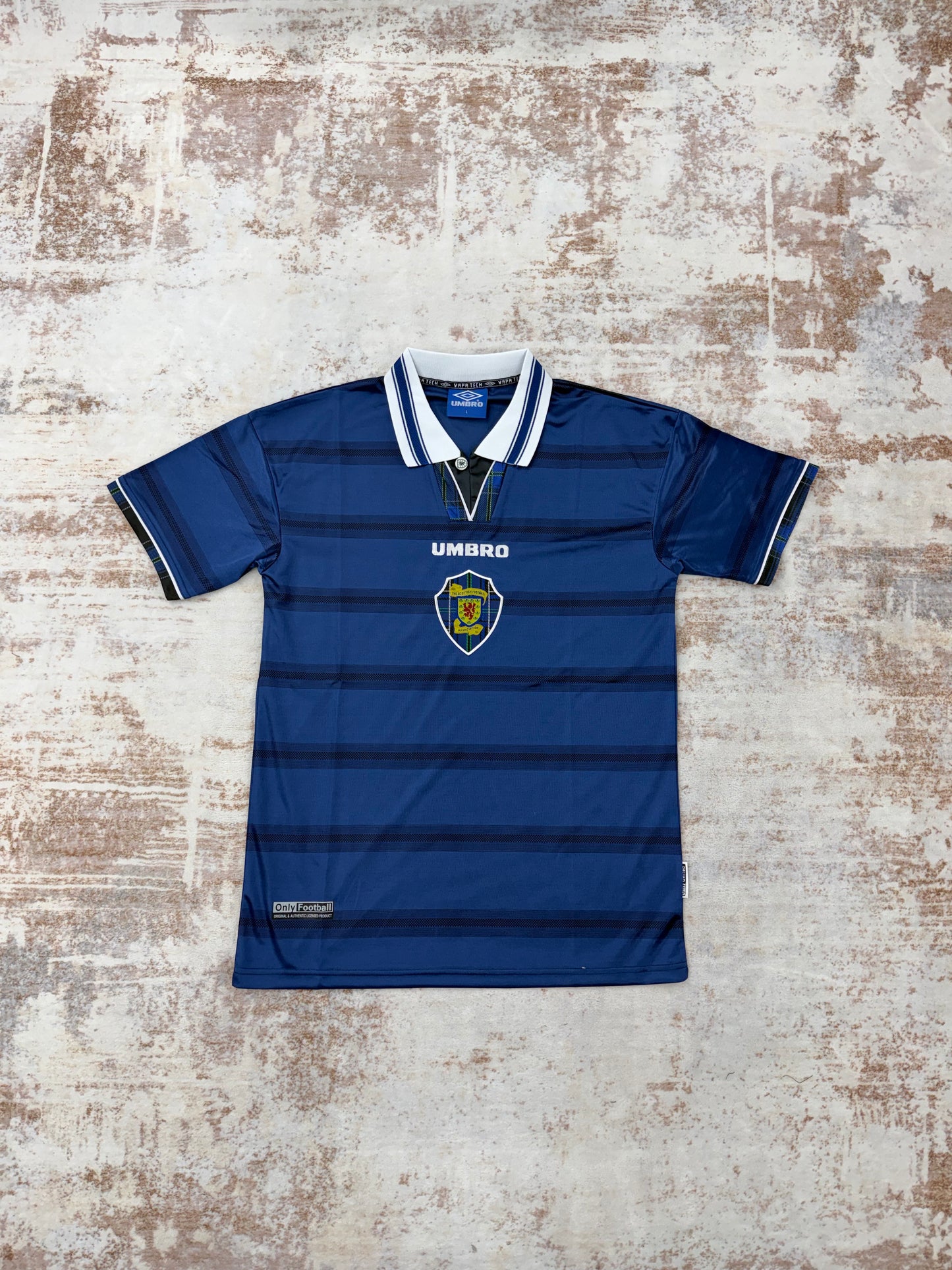 vintage SCOTLAND 1998/2000 HOME FOOTBALL SHIRT UMBRO SIZE L