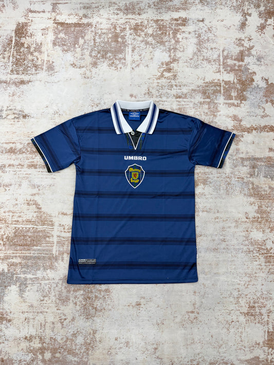 vintage SCOTLAND 1998/2000 HOME FOOTBALL SHIRT UMBRO SIZE L