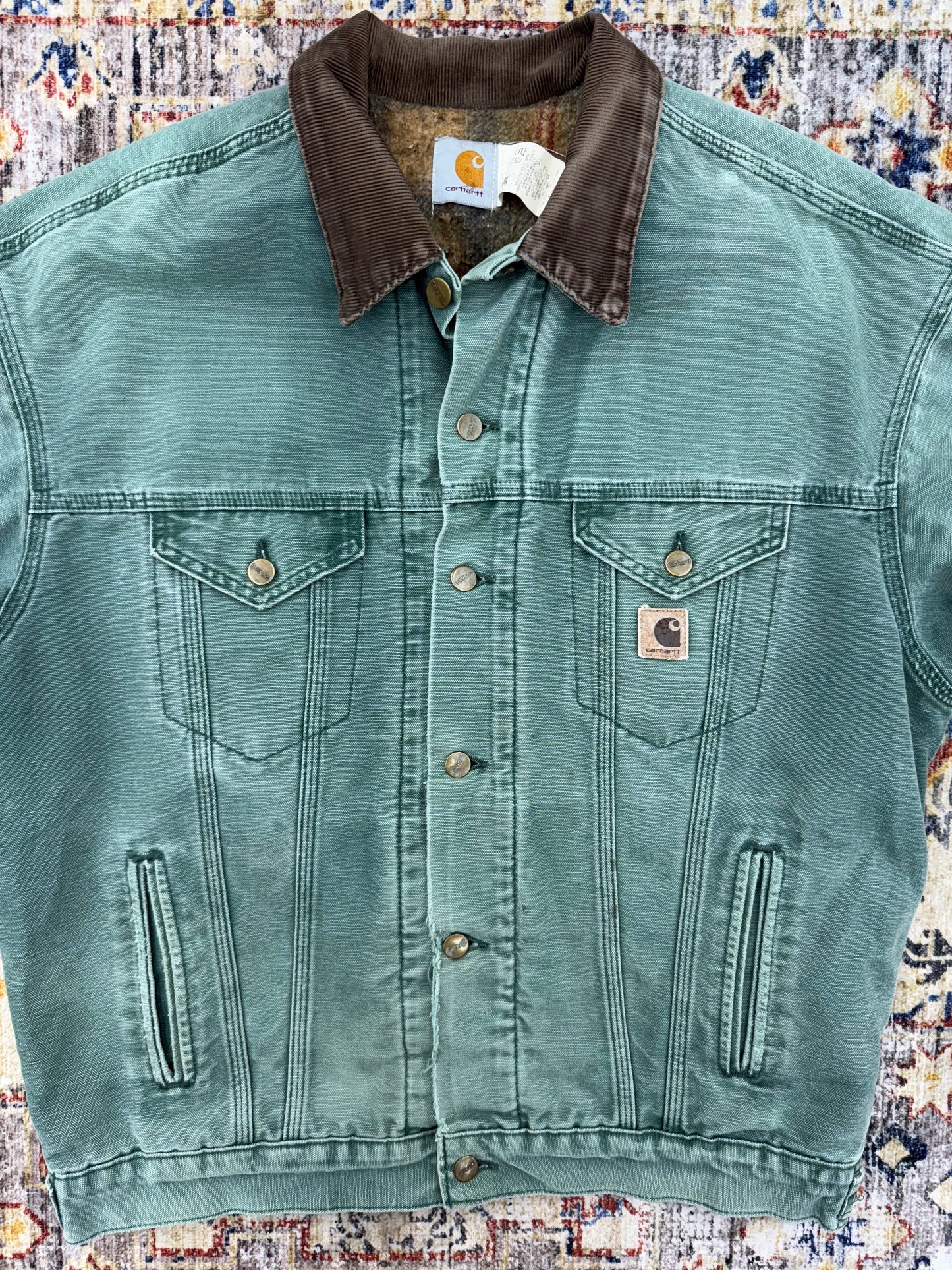 Vtg Carhartt Jacket Mens L