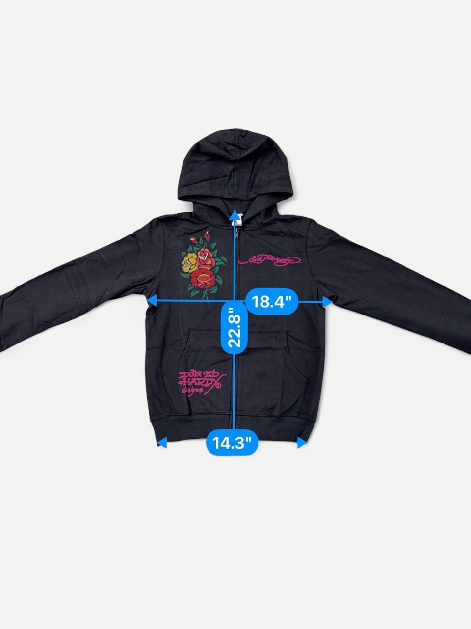 Vintage women’s Ed Hardy zip-up  size L