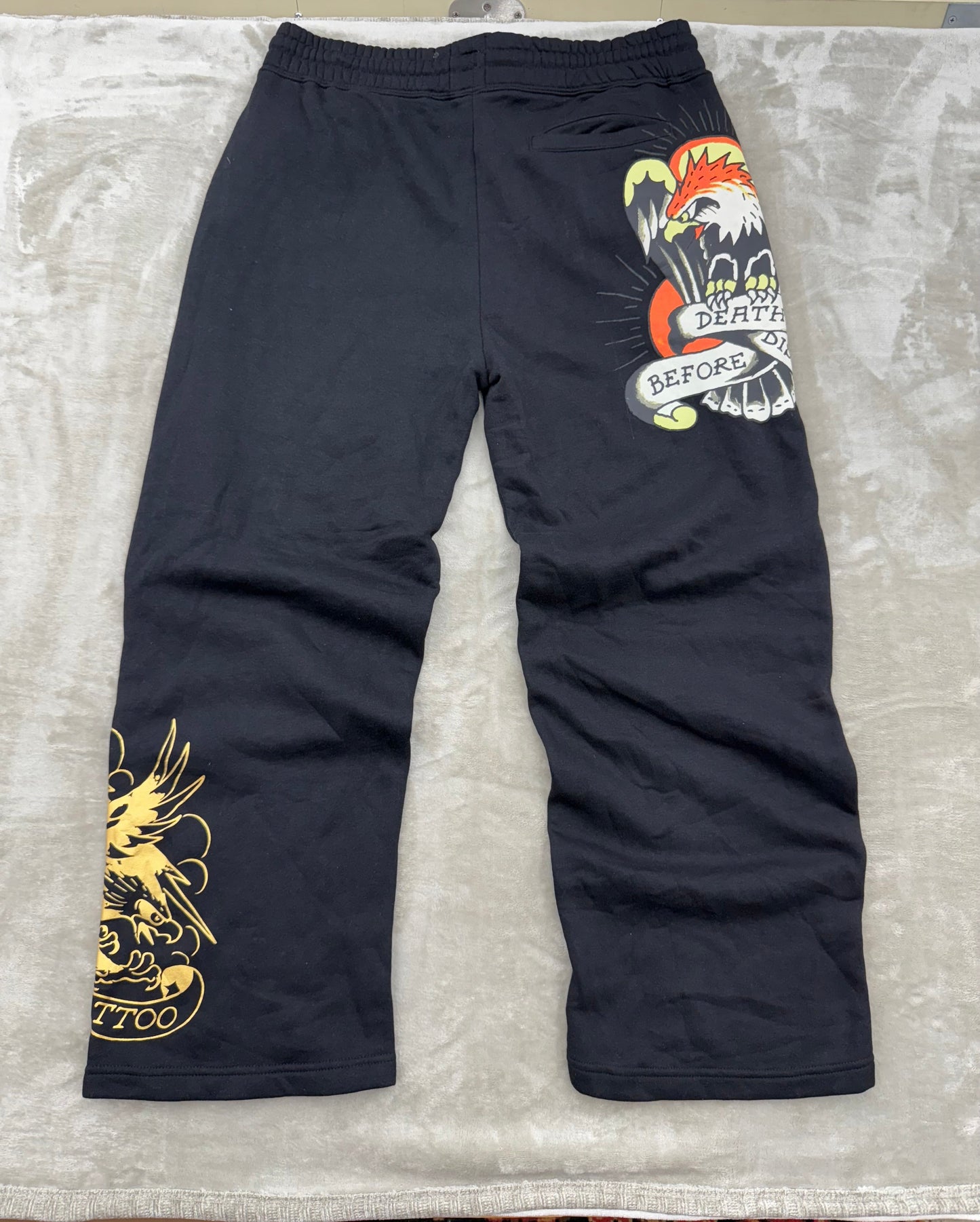 Y2k ED hardy sweatpants womens size ( XL ) USE