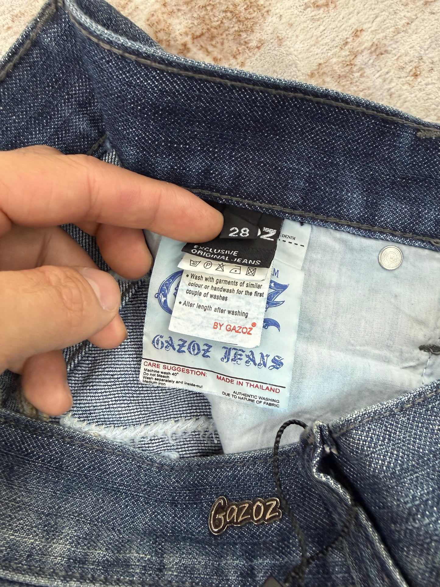 Vintage Y2K Gazol Jean’s Men size 28 ( 2000s)