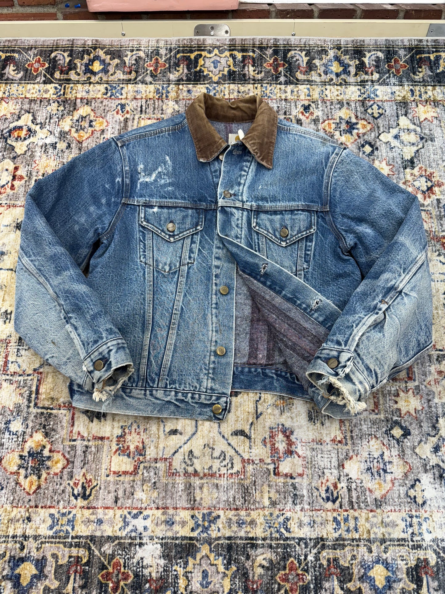 Vtg Carhartt Jacket Mens M