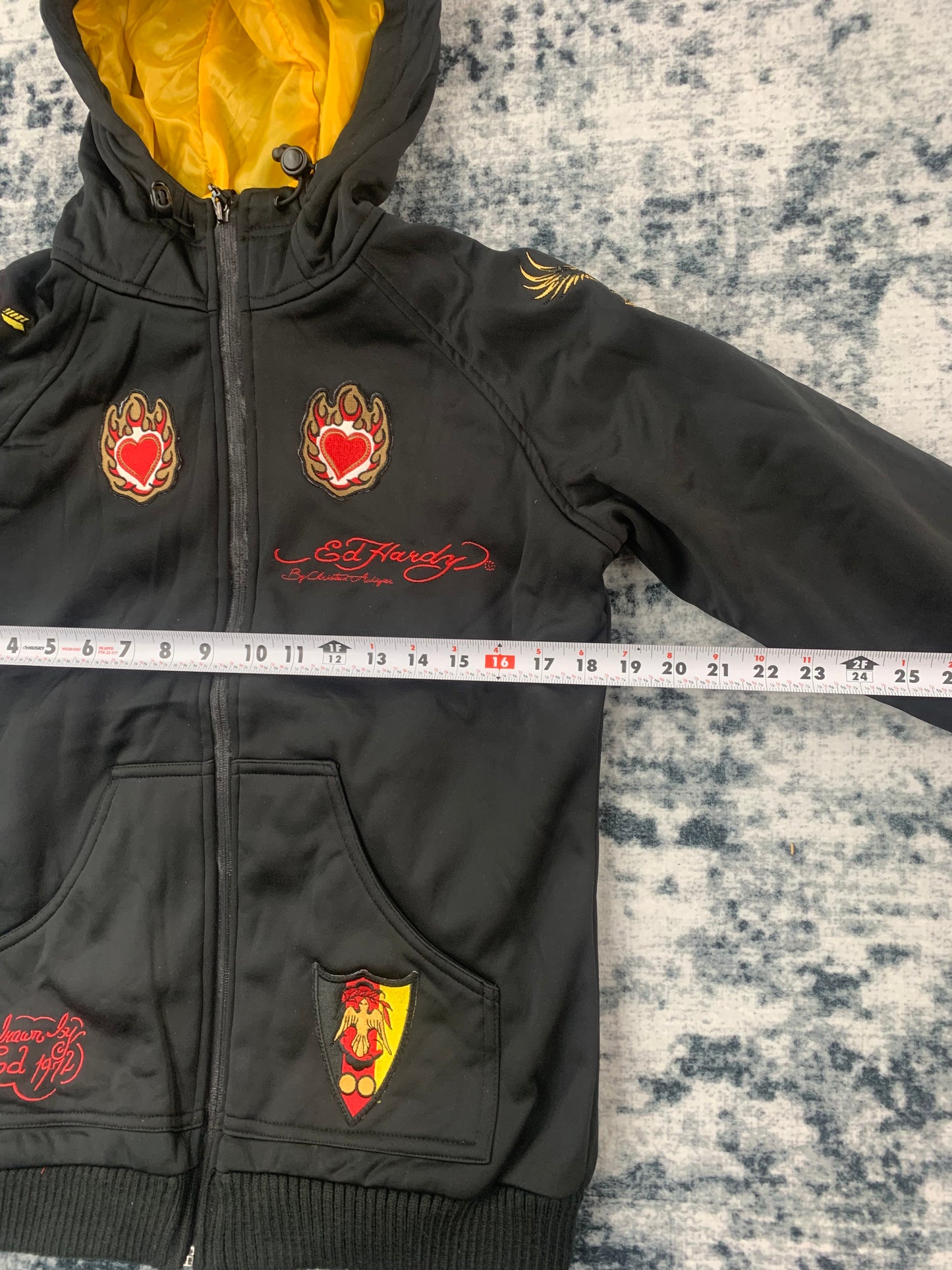 2000s Ed Hardy hoodie jacket women’s size S/M/L