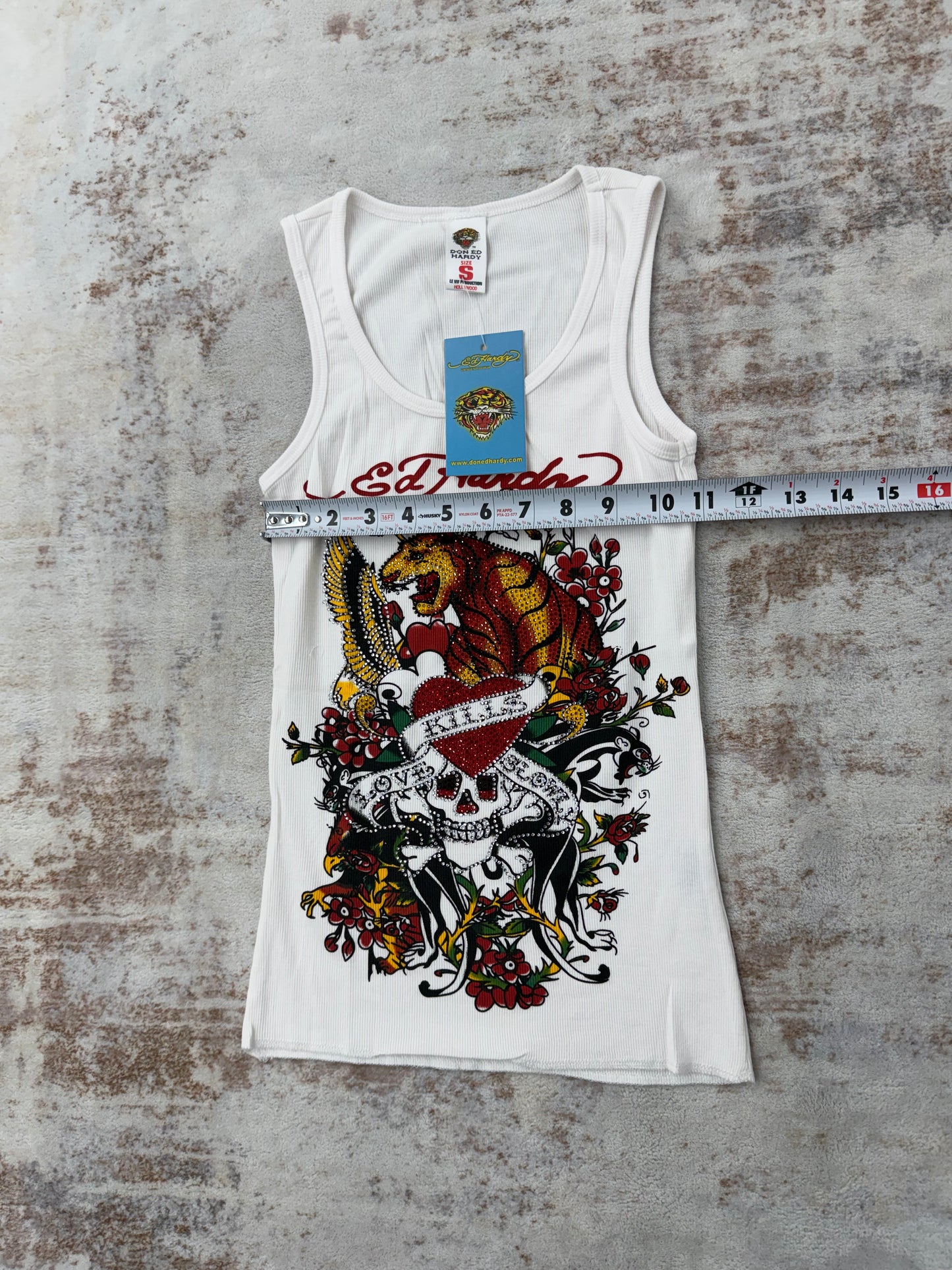 2000s Vintage Ed Hardy by Christian Audigier Tank Tops