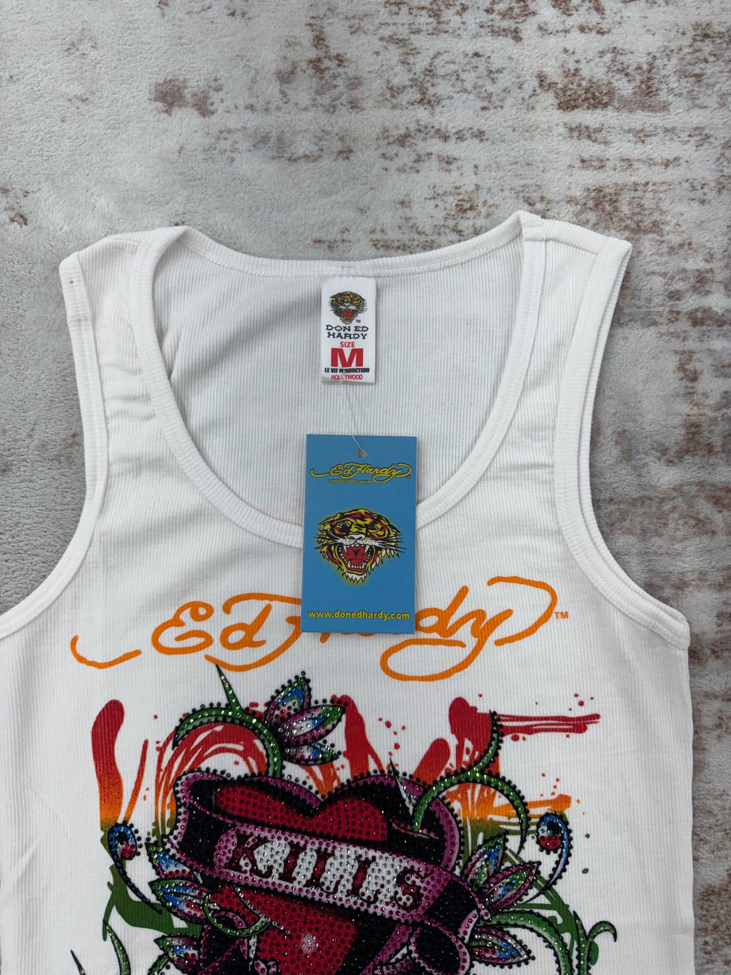 ( new) 2000sVintage Ed Hardy by Christian Audigier Tank Tops