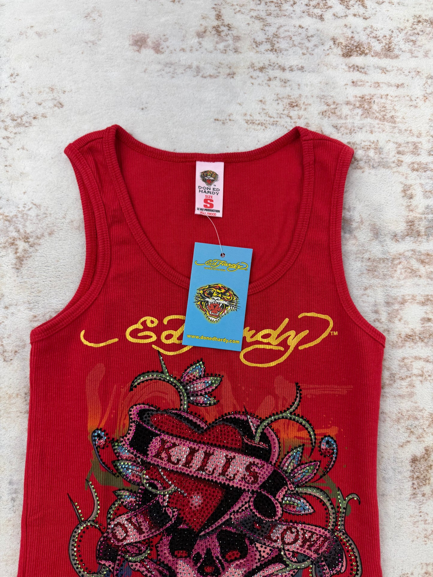 ( new) 2000sVintage Ed Hardy by Christian Audigier Tank Tops
