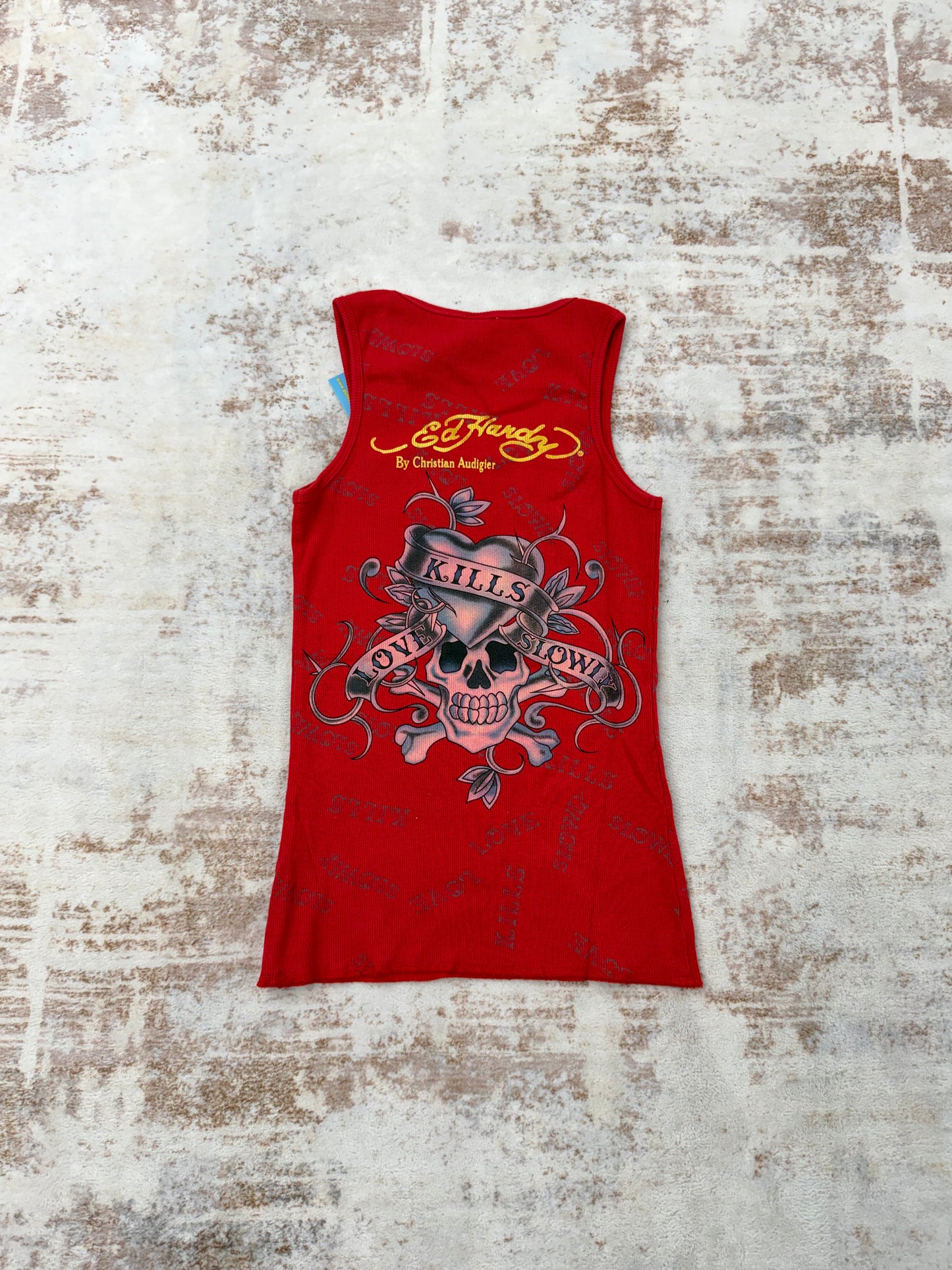 2000s Vintage Ed Hardy by Christian Audigier Tank Tops