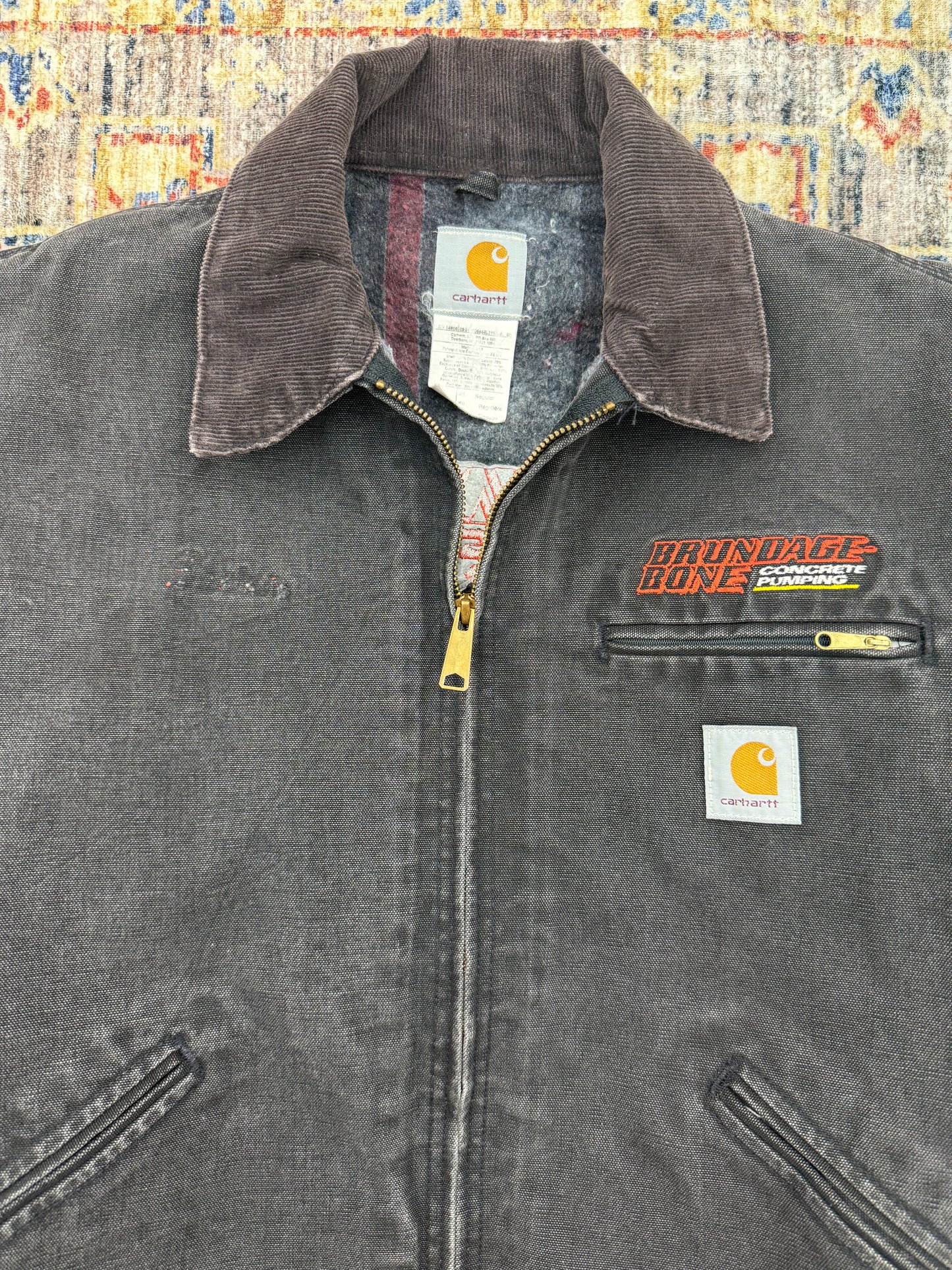 Vintage carhartt jacket detroit size M/L