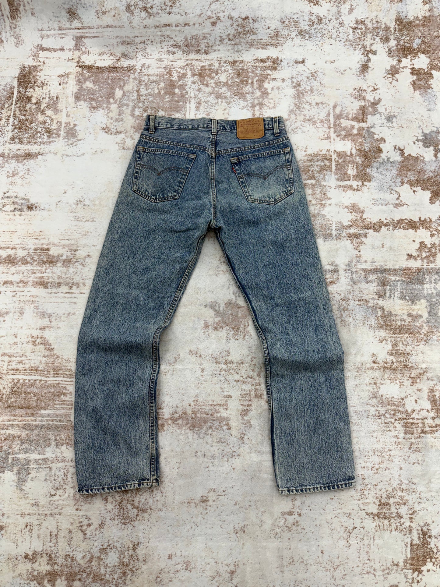 Men Vintage Levi’s 501 Acid Wash Denim Jeans Button Fly size 34x30