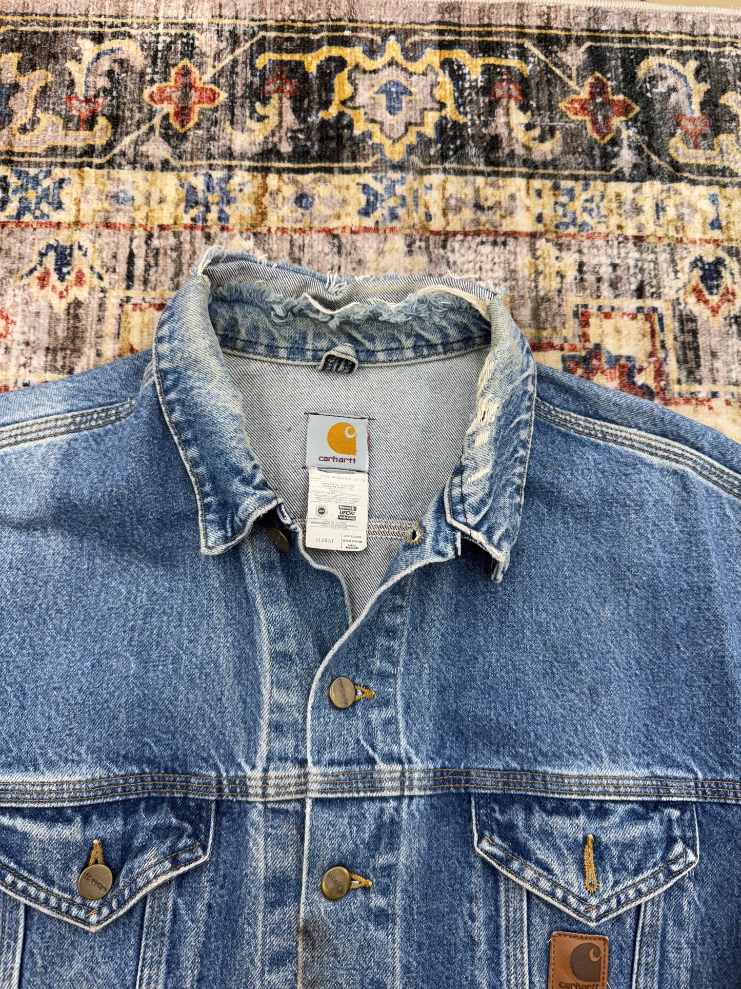 Vtg Carhartt Jacket Mens L