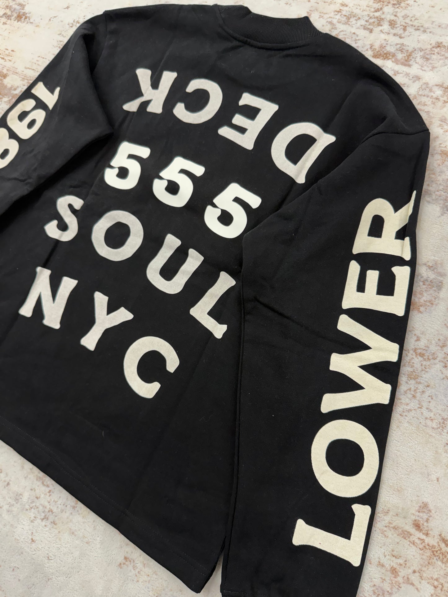 555 Soul NYC Y2K black long sleeve size S/M/L