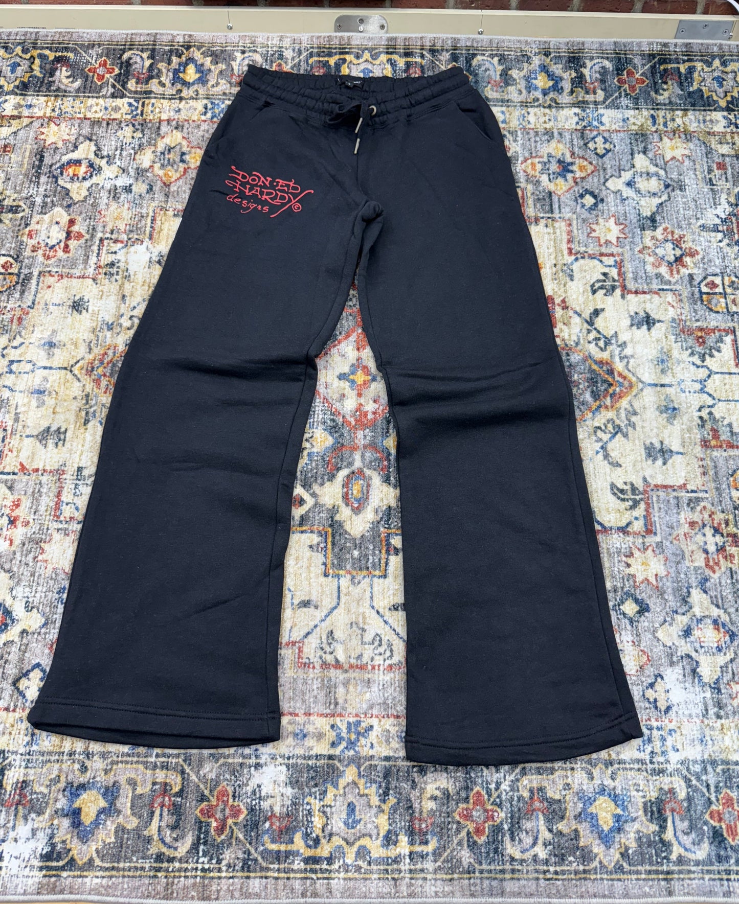 Y2k ED hardy sweatpants womens size ( S/XL ) USE