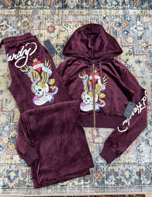 (New) ed hardy tracksuit sets ❤️ size ( XS/S/M/L/XL)