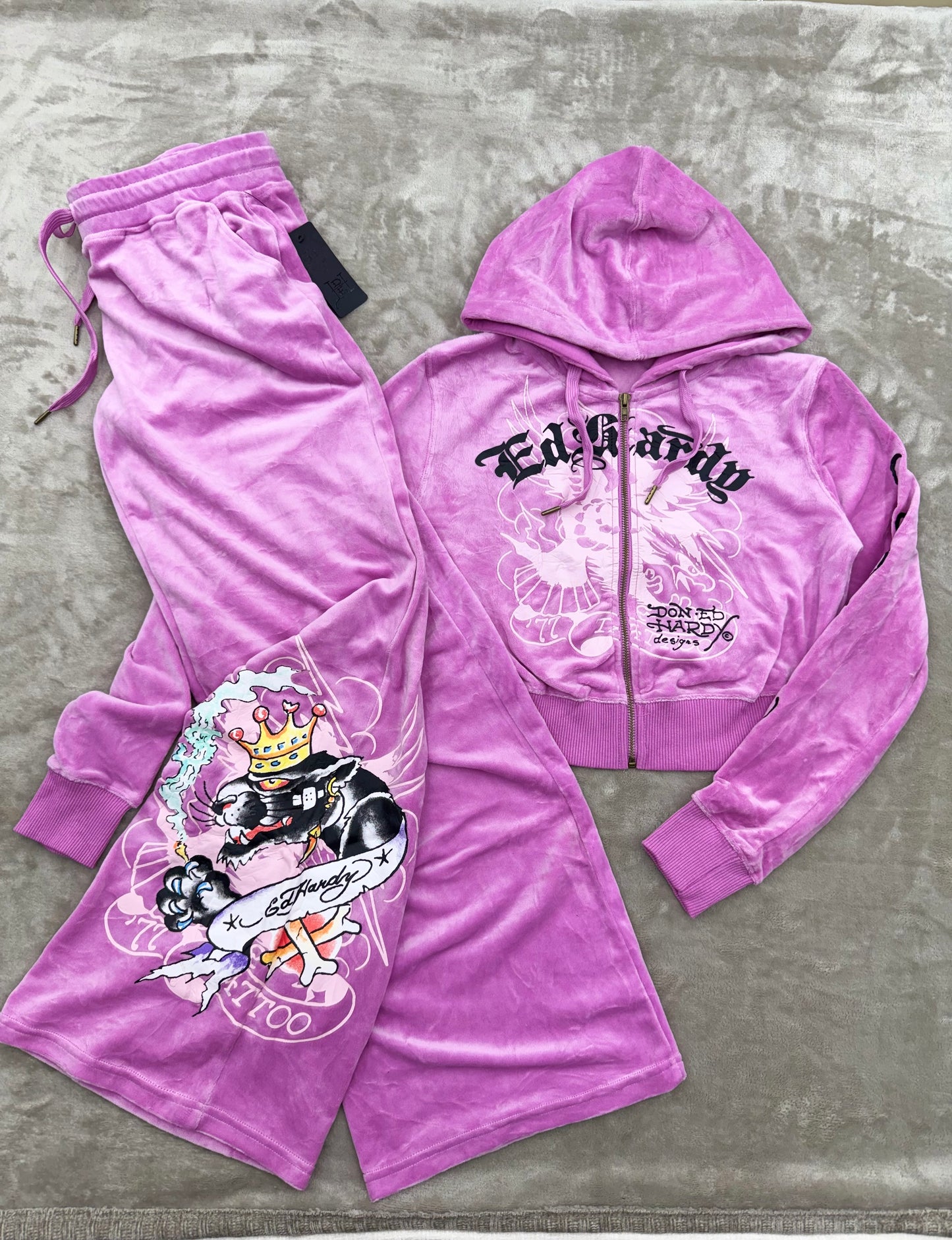 (New) ed hardy tracksuit sets ❤️ size ( M/L)