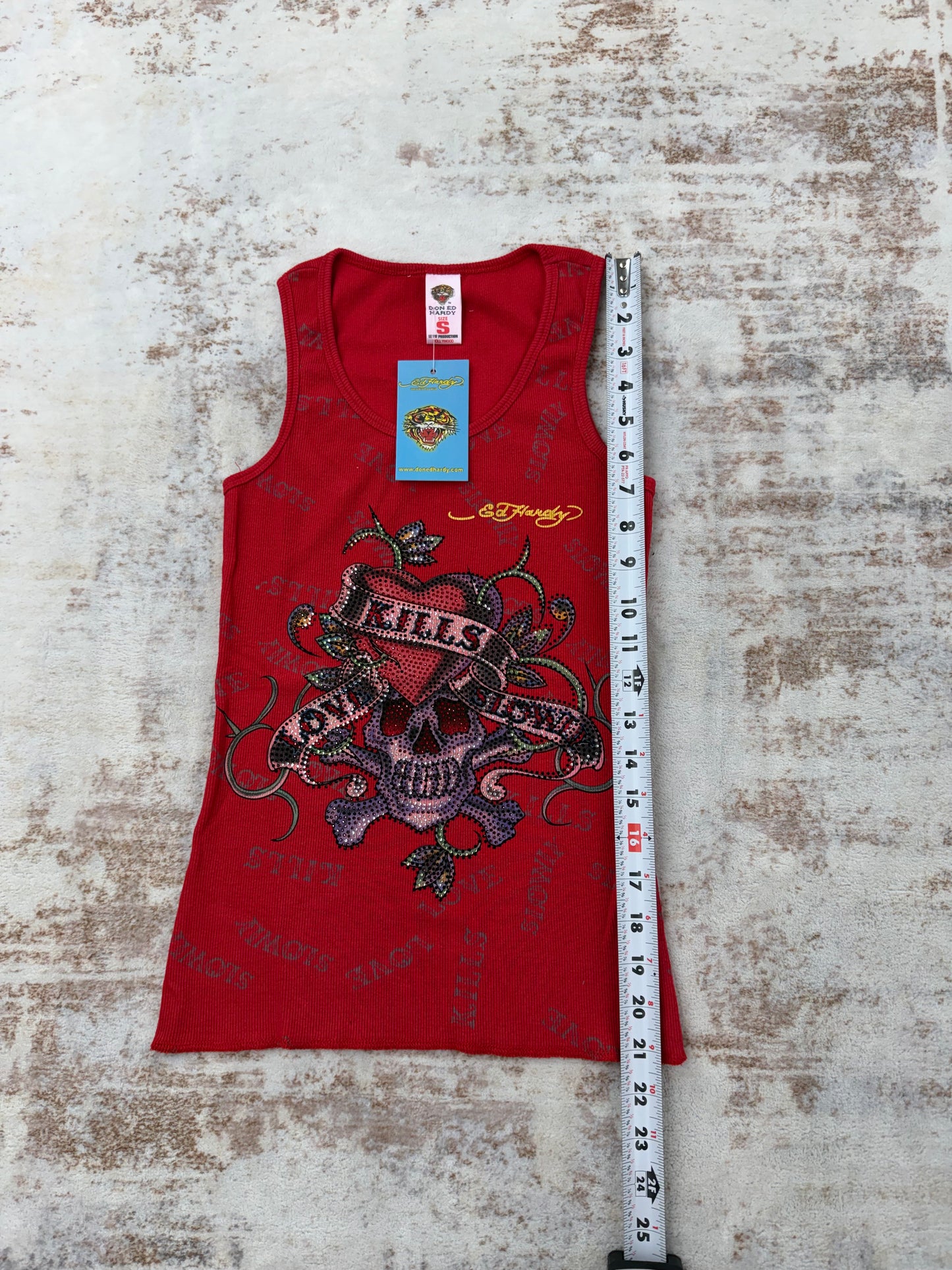 2000s Vintage Ed Hardy by Christian Audigier Tank Tops