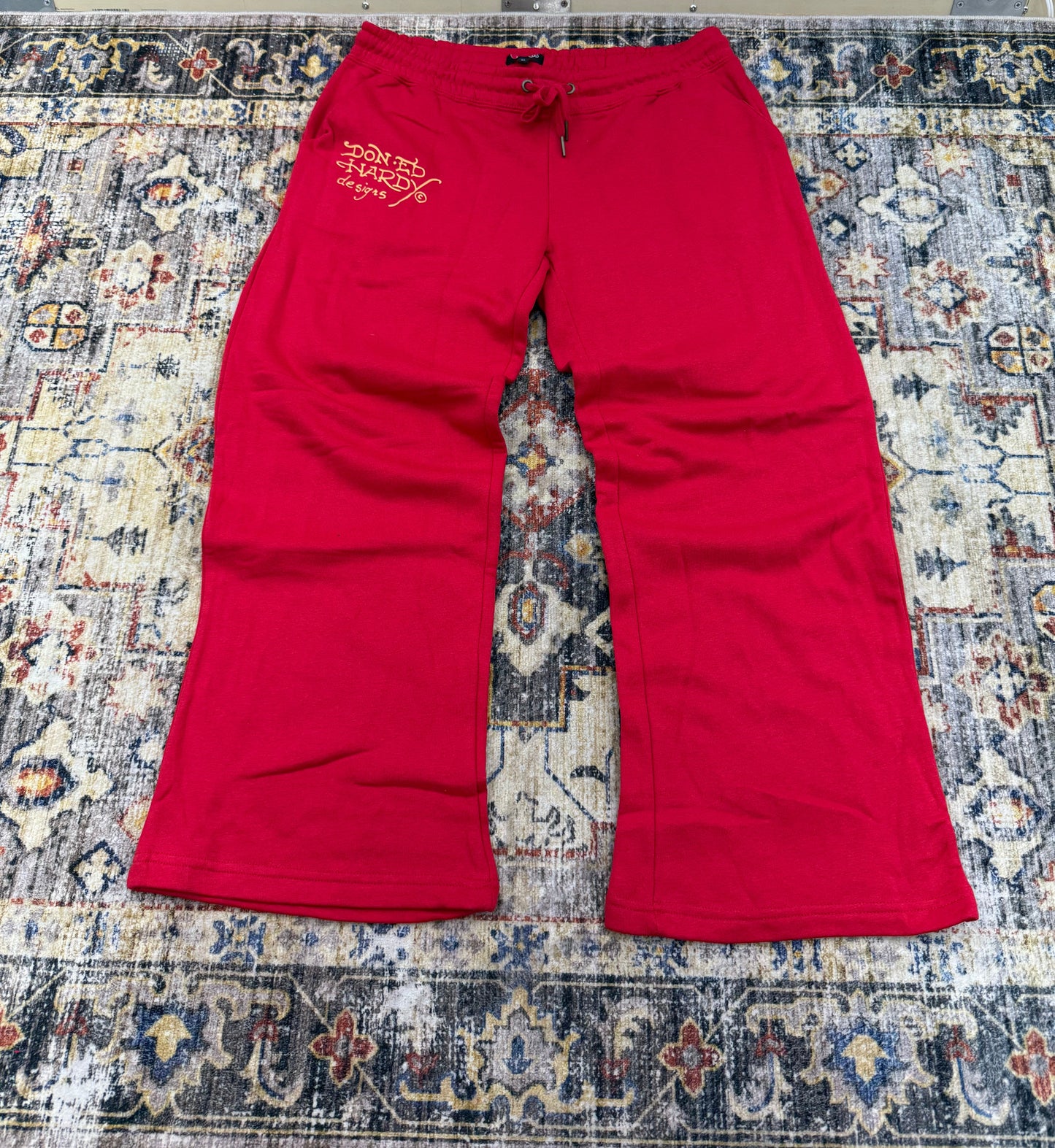 Y2k ED hardy sweatpants womens size ( XL) use