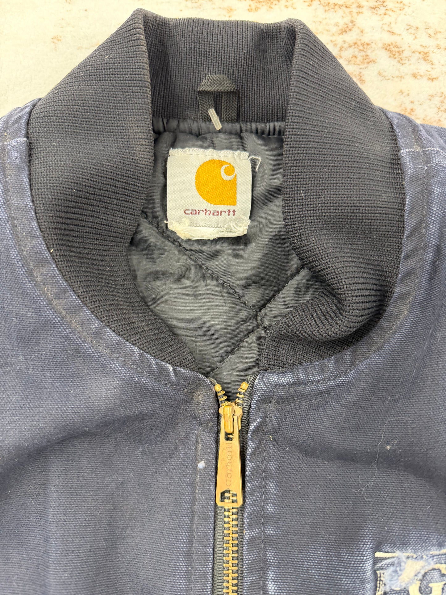 Vtg Carhartt Vest Mens Blue size XL