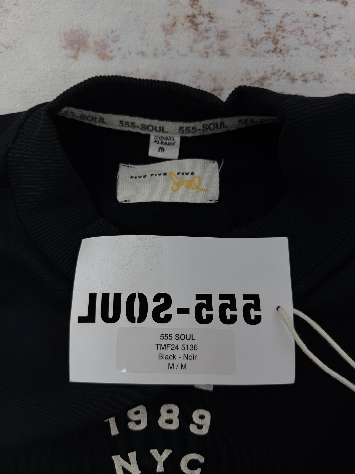 555 Soul NYC Y2K black long sleeve size S/M/L