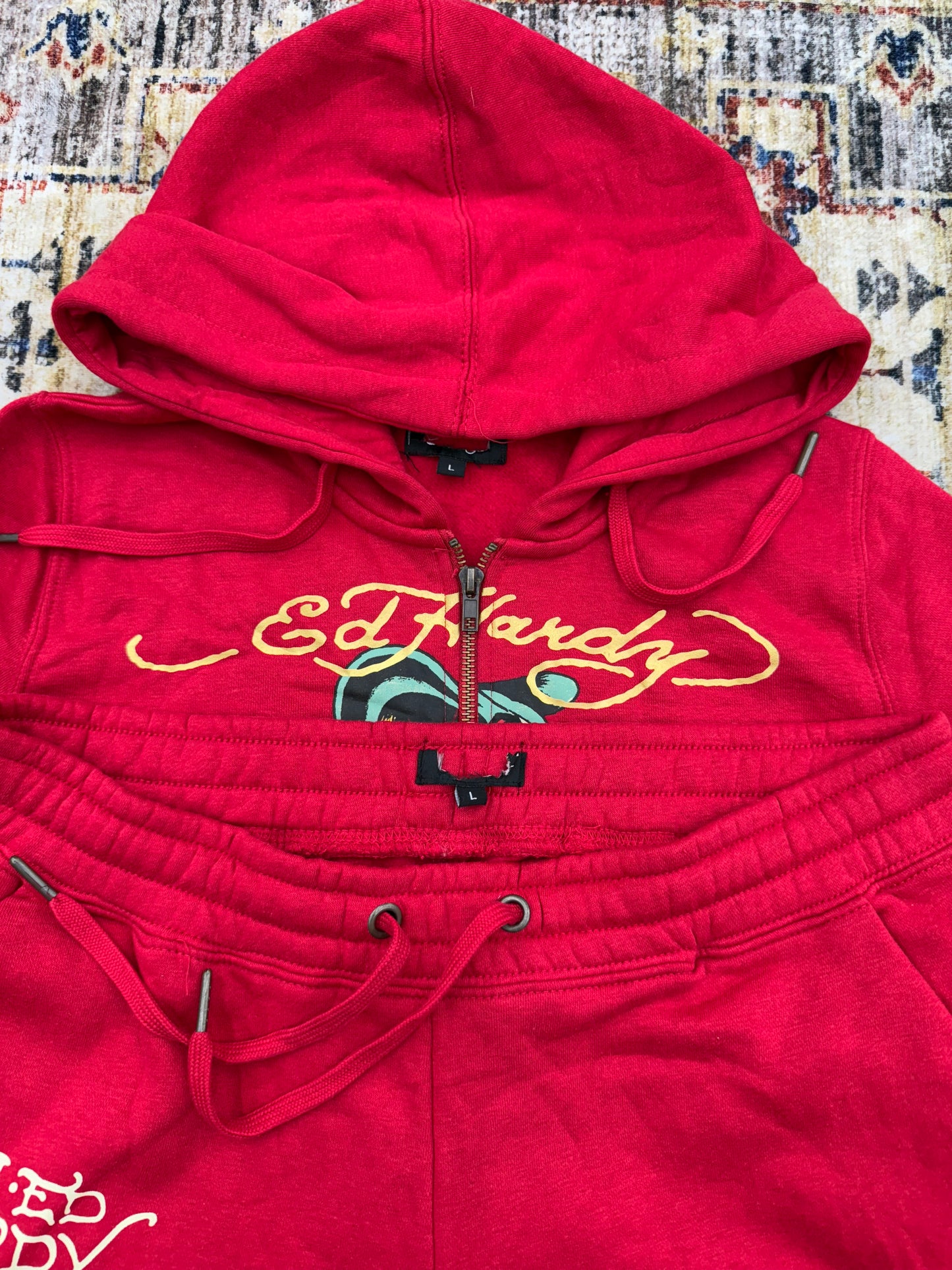 Ed hardy tracksuit sets ❤️ size (L/XL) use