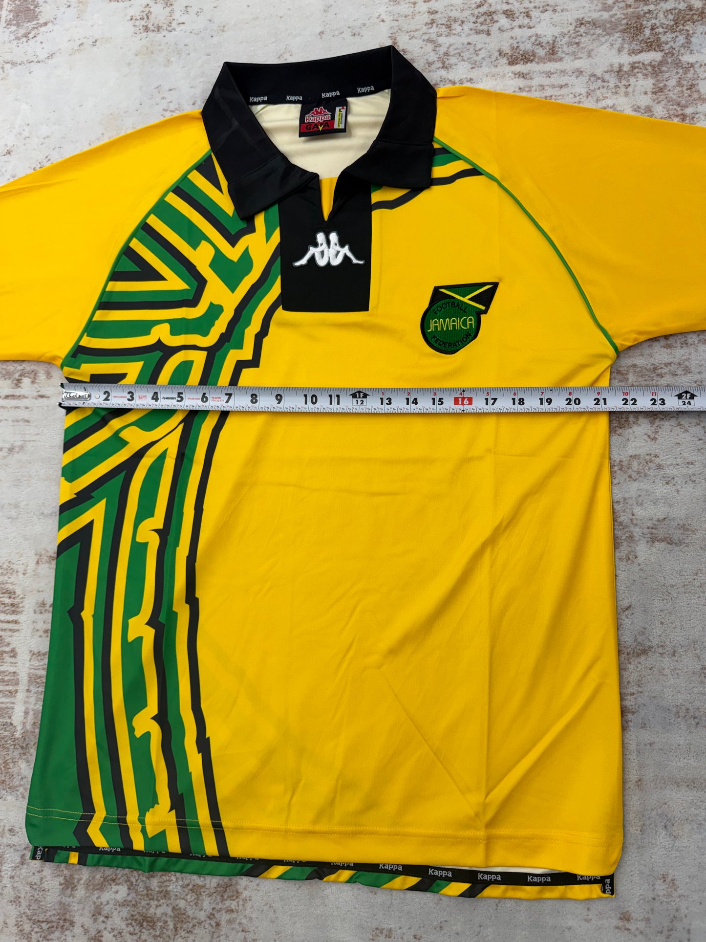 vintage JAMAICA 1998 2000 HOME FOOTBALL SHIRT SOCCER JERSEY KAPPA size L