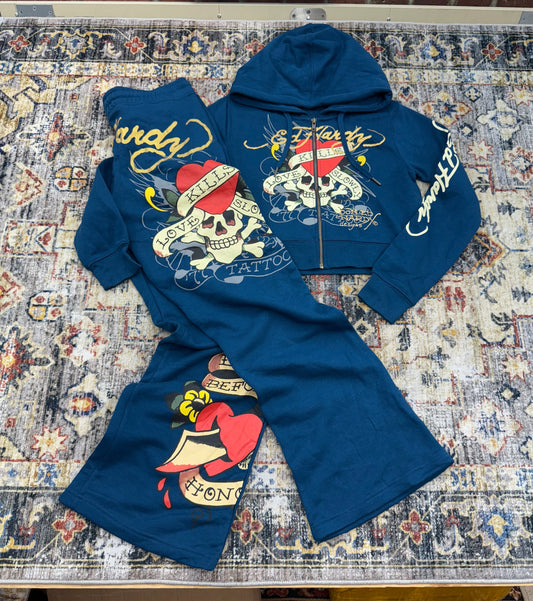 Ed hardy tracksuit sets ❤️ size (S/L/XL) use
