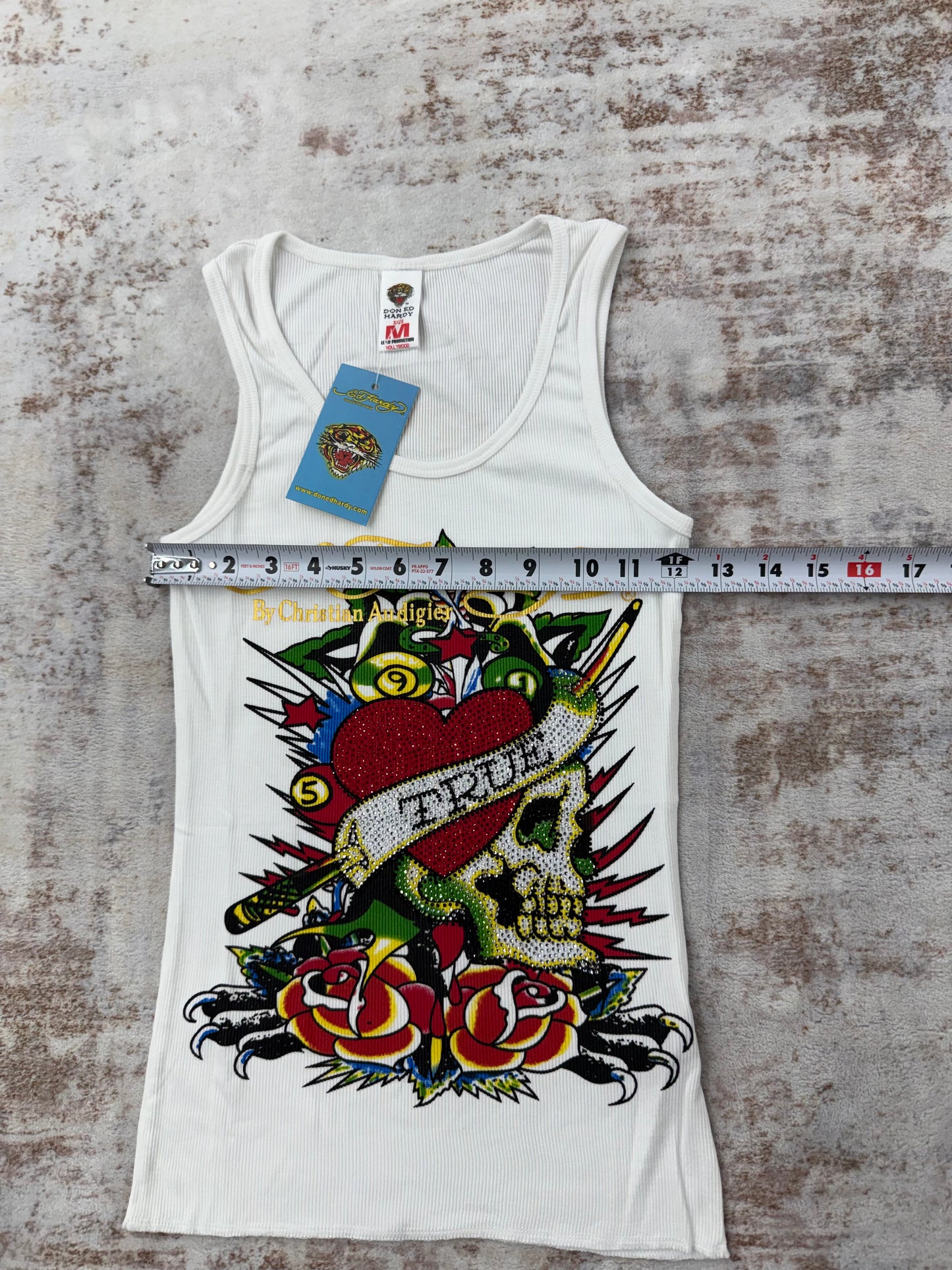 ( new) Vintage Ed Hardy by Christian Audigier Tank Tops Sizes S / M
