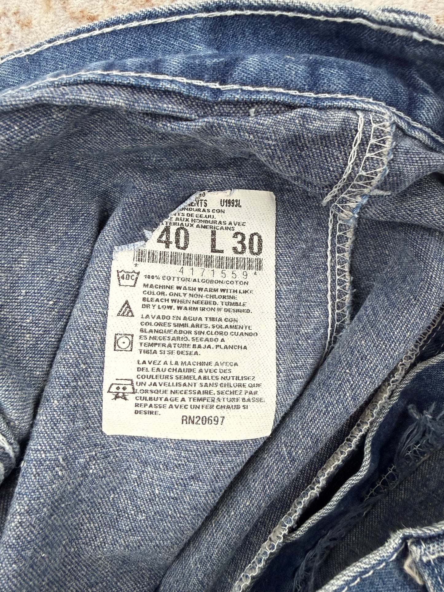 Men vintage dickies jeans size 40x30