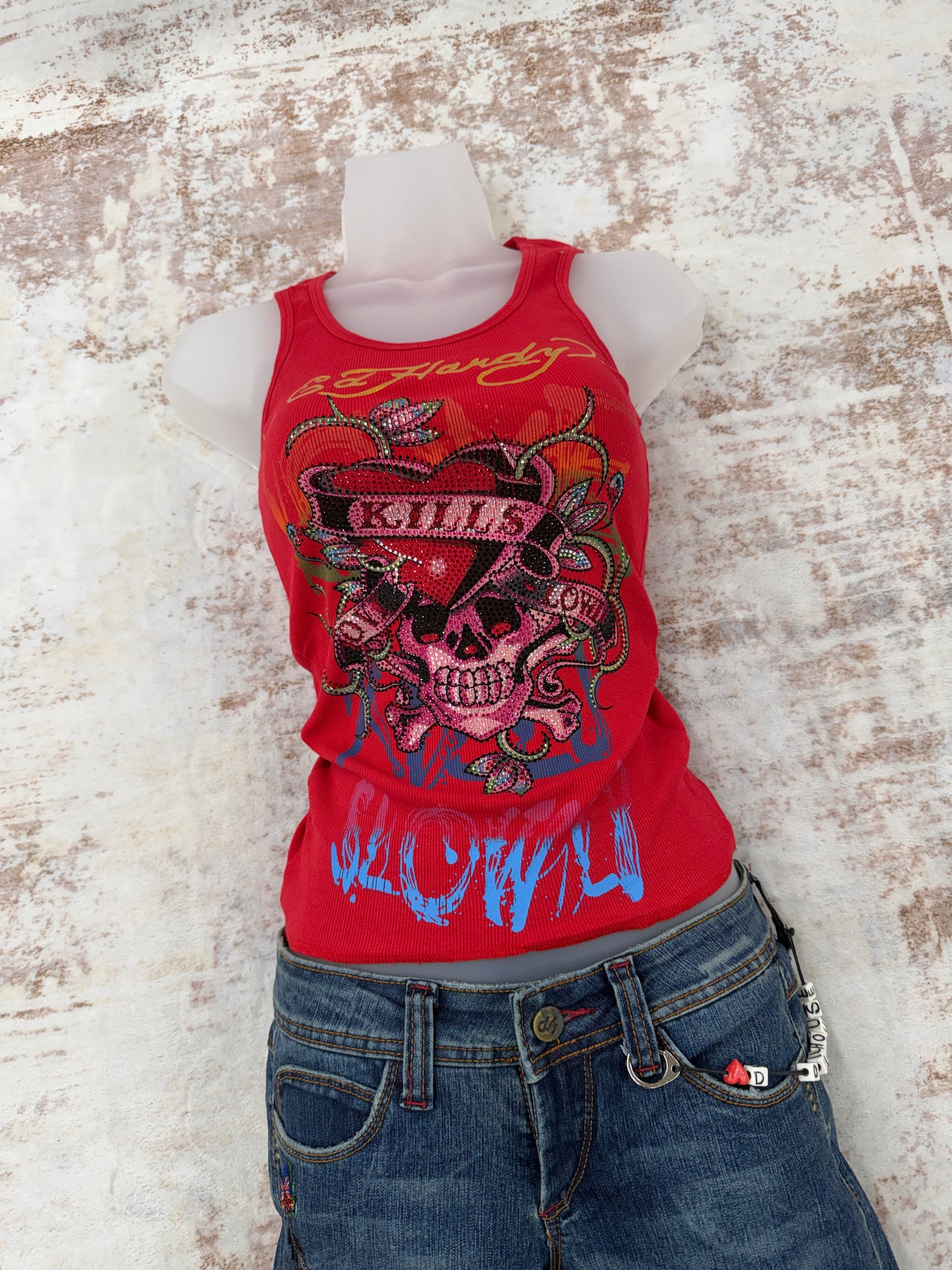 ( new) 2000sVintage Ed Hardy by Christian Audigier Tank Tops