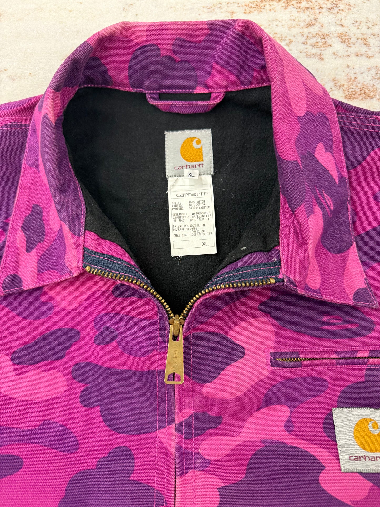 Vintage Carhartt x Bape Detroit jacket sizs XL( fit size L )