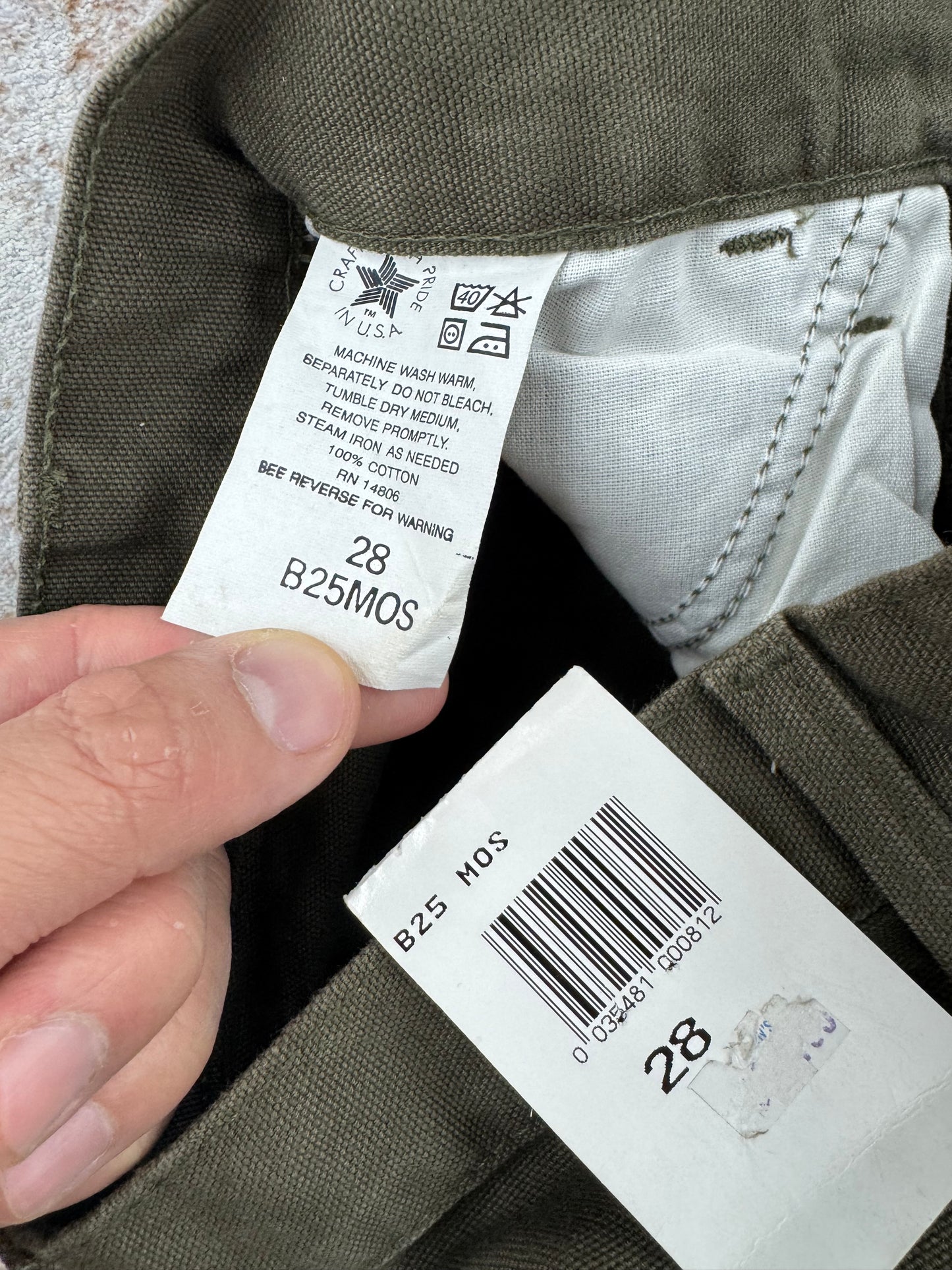 NOS Vintage Carhartt Shorts – Size 28( 1998)